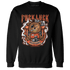 Georgia Peach 3s Sweatshirt Match F Luck BER - NastyJamz