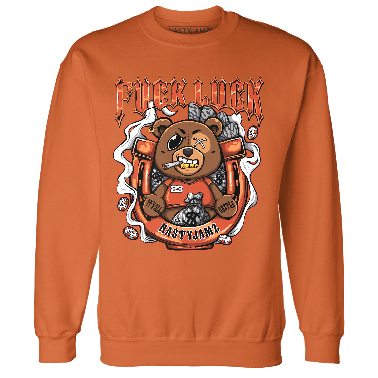 Georgia Peach 3s Sweatshirt Match F Luck BER - NastyJamz