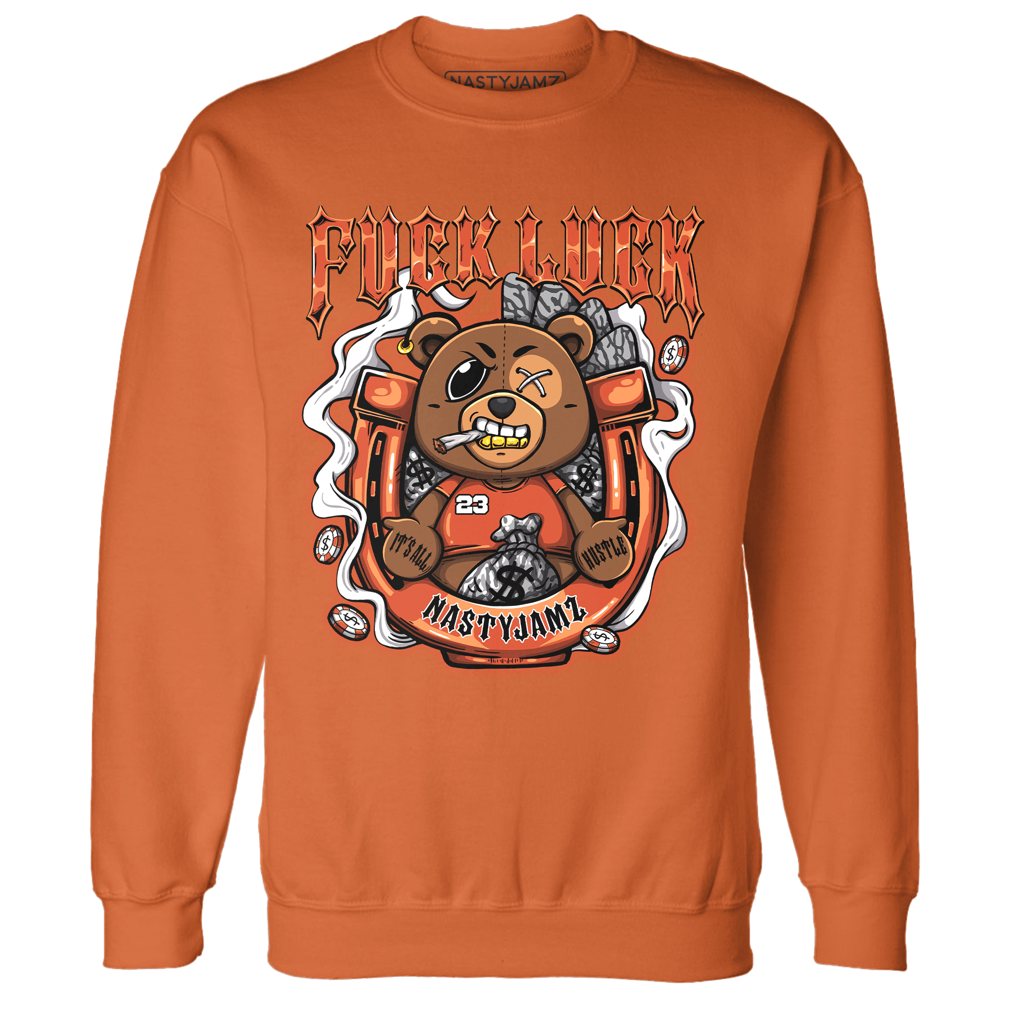Georgia Peach 3s Sweatshirt Match F Luck BER - NastyJamz