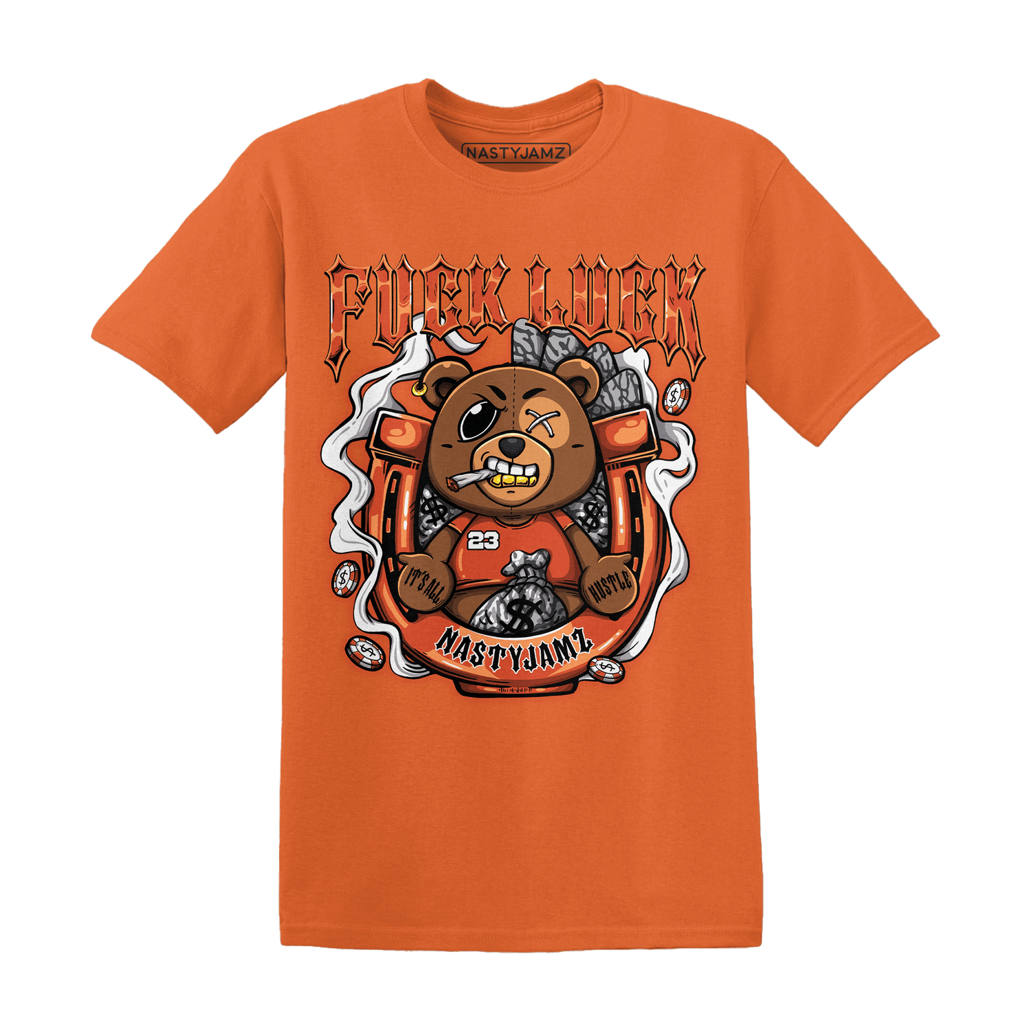 Georgia Peach 3s T Shirt Match F Luck BER - NastyJamz