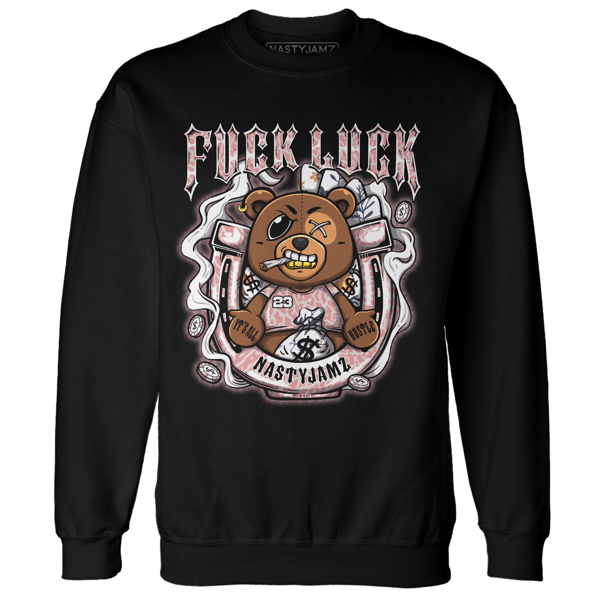 Red Stardust 3s Sweatshirt Match F Luck BER - NastyJamz