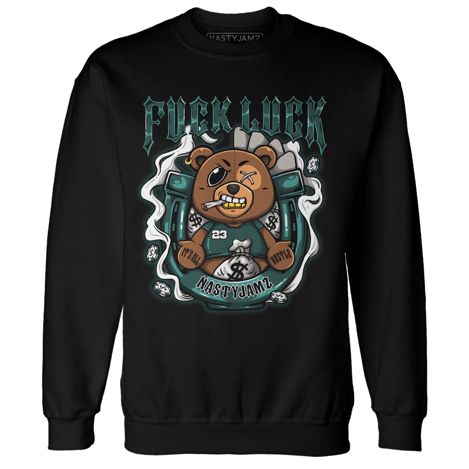 Oxidized Green 4s Sweatshirt Match F Luck BER - NastyJamz