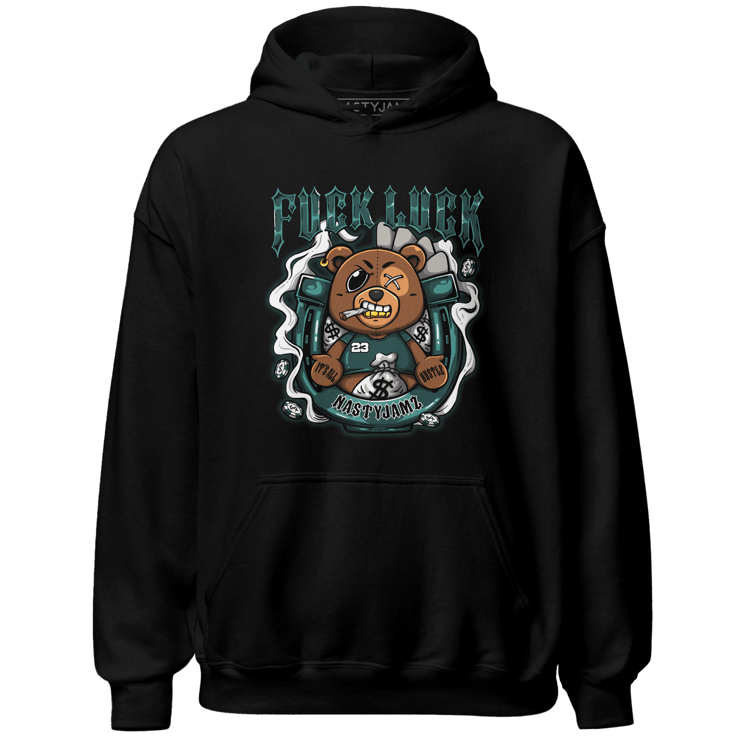 Oxidized Green 4s Hoodie Match F Luck BER - NastyJamz