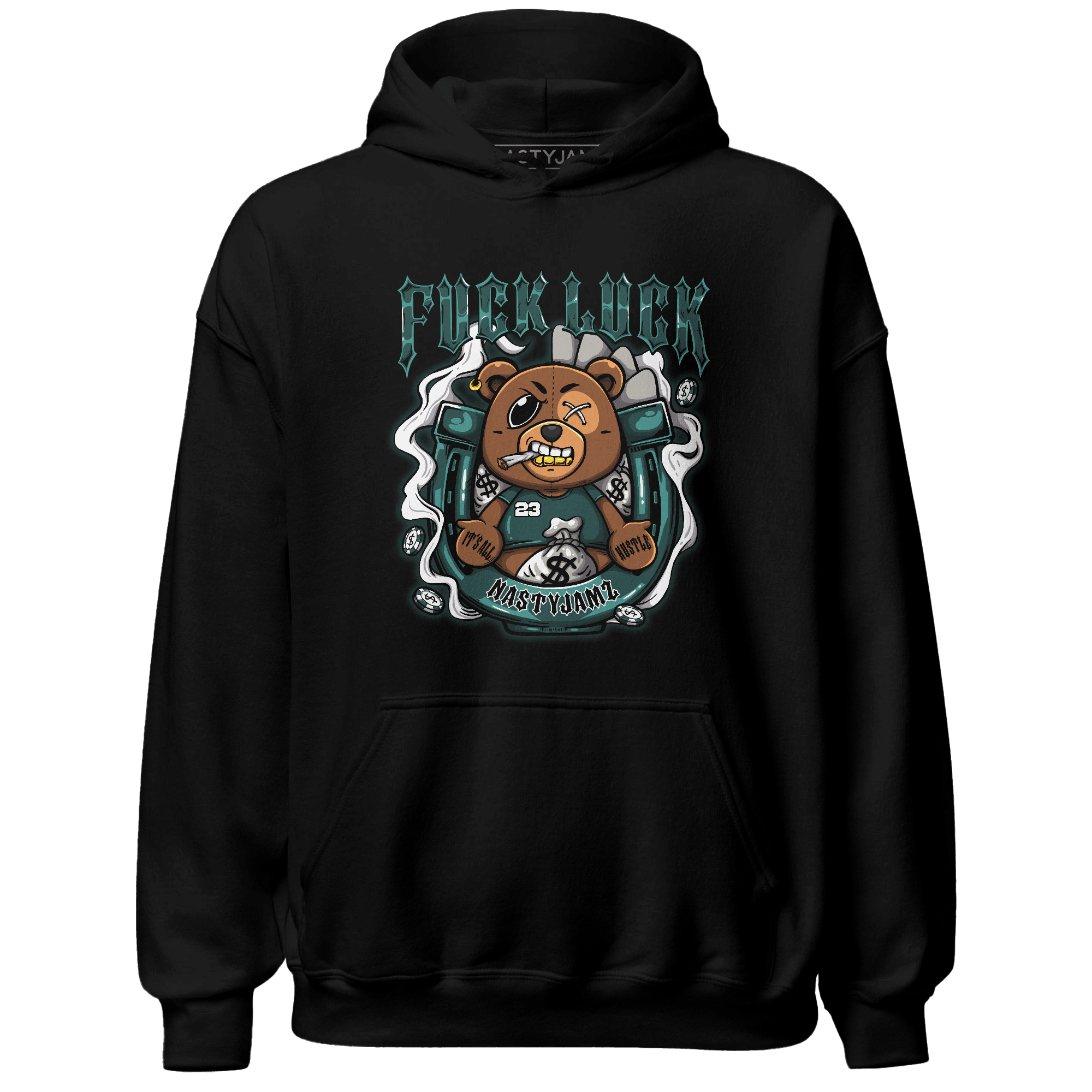 Oxidized Green 4s Hoodie Match F Luck BER - NastyJamz
