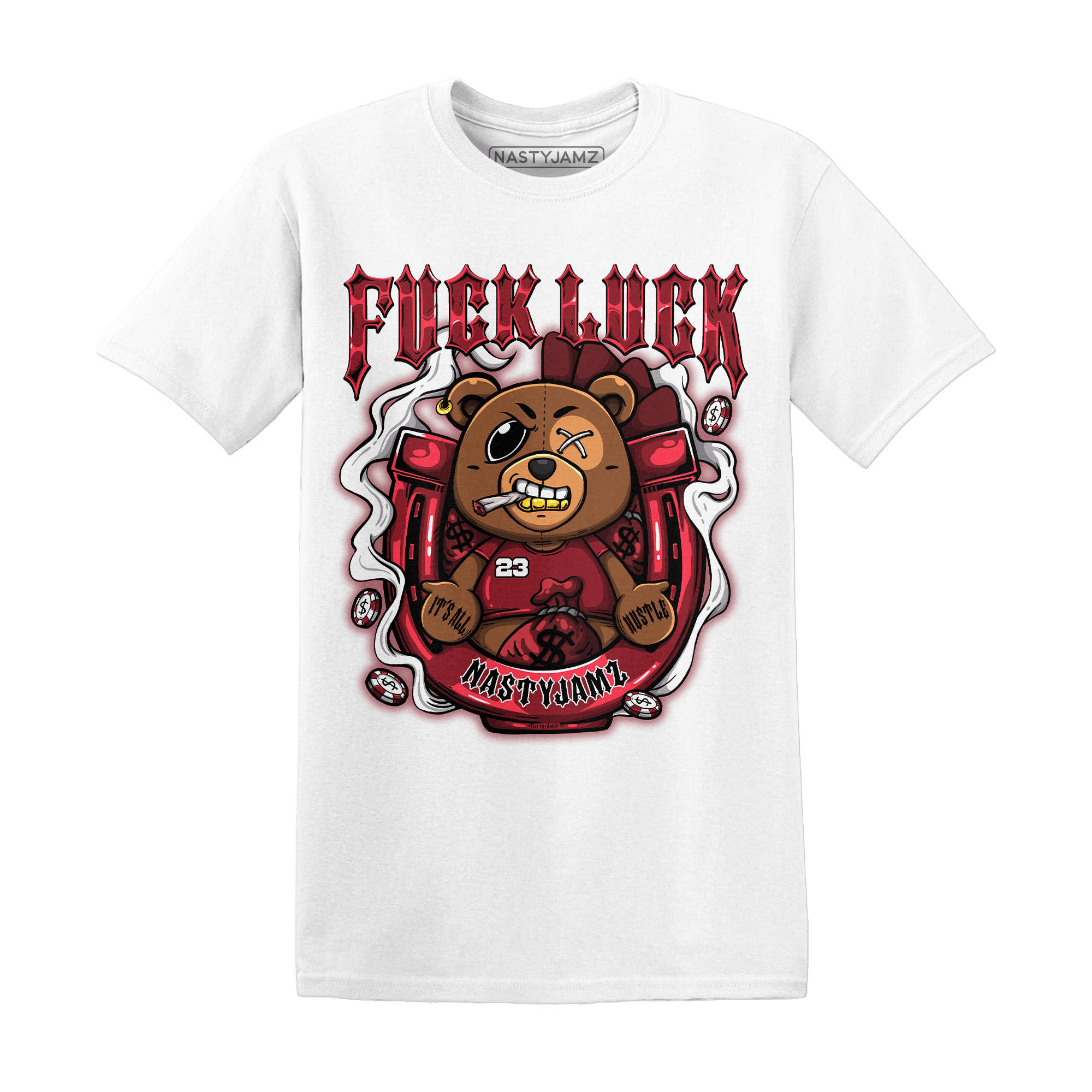 Cherry 12s T Shirt Match F Luck BER - NastyJamz