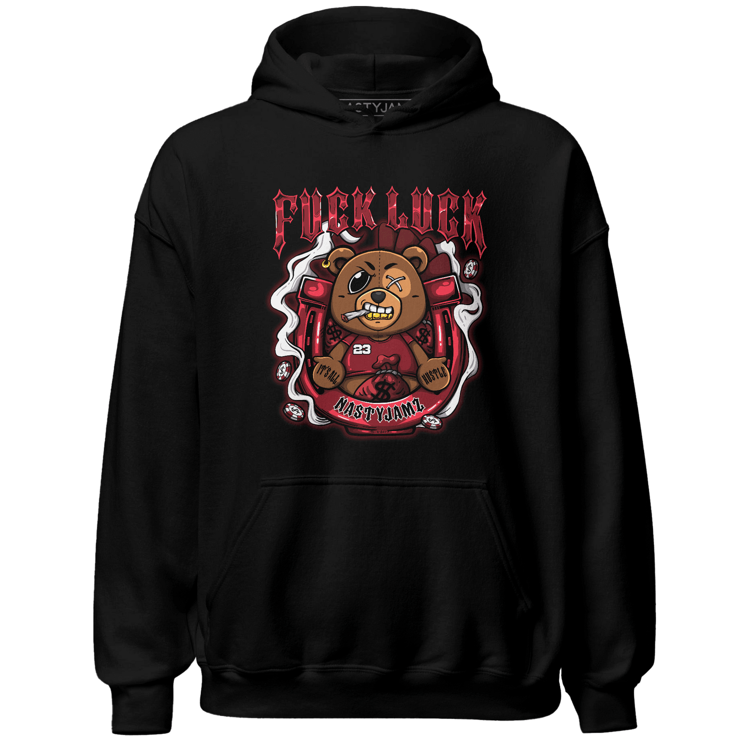 Cherry 12s Hoodie Match F Luck BER - NastyJamz
