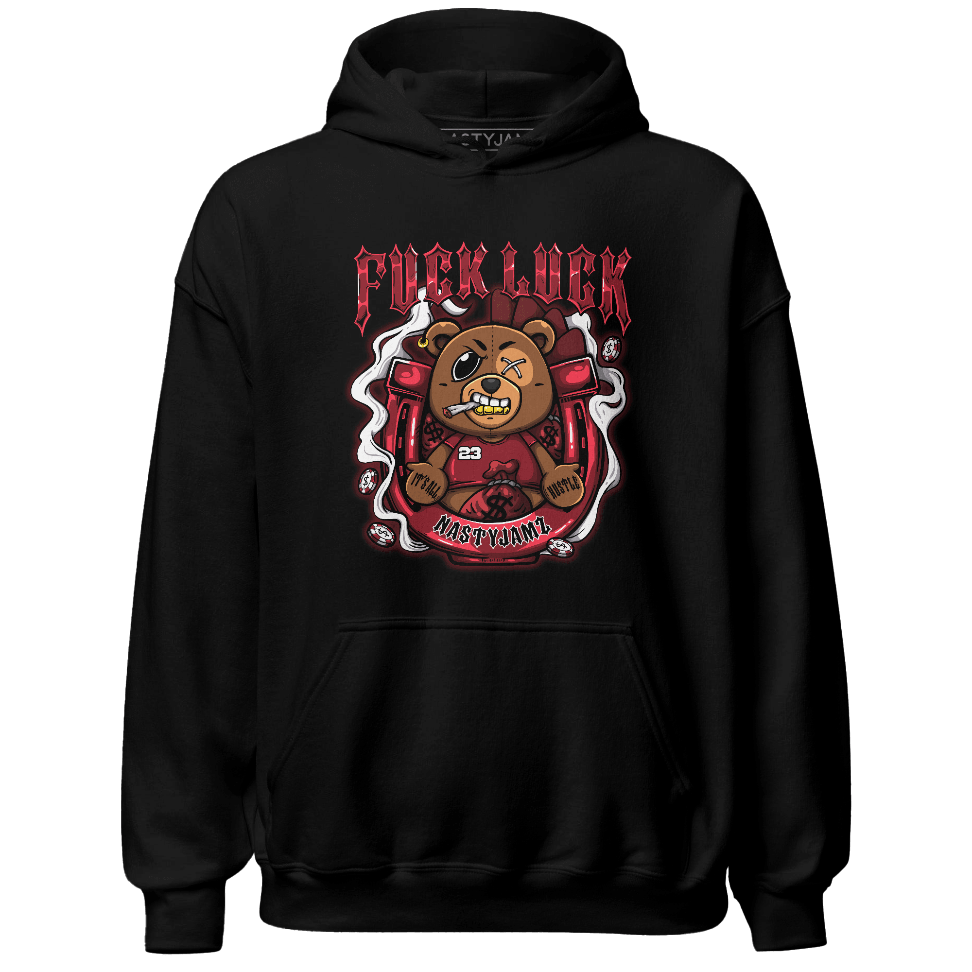 Cherry 12s Hoodie Match F Luck BER - NastyJamz