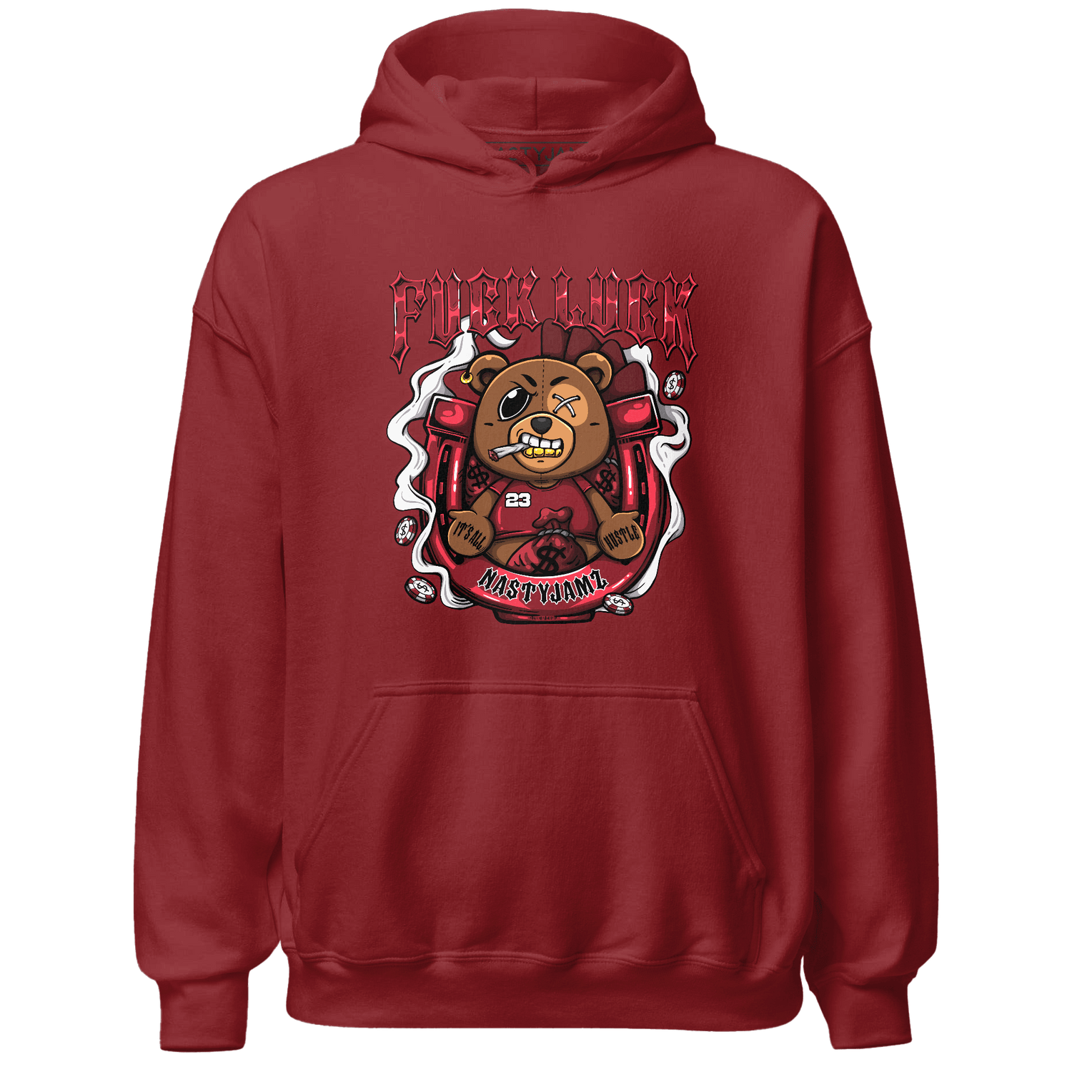 Cherry 12s Hoodie Match F Luck BER - NastyJamz