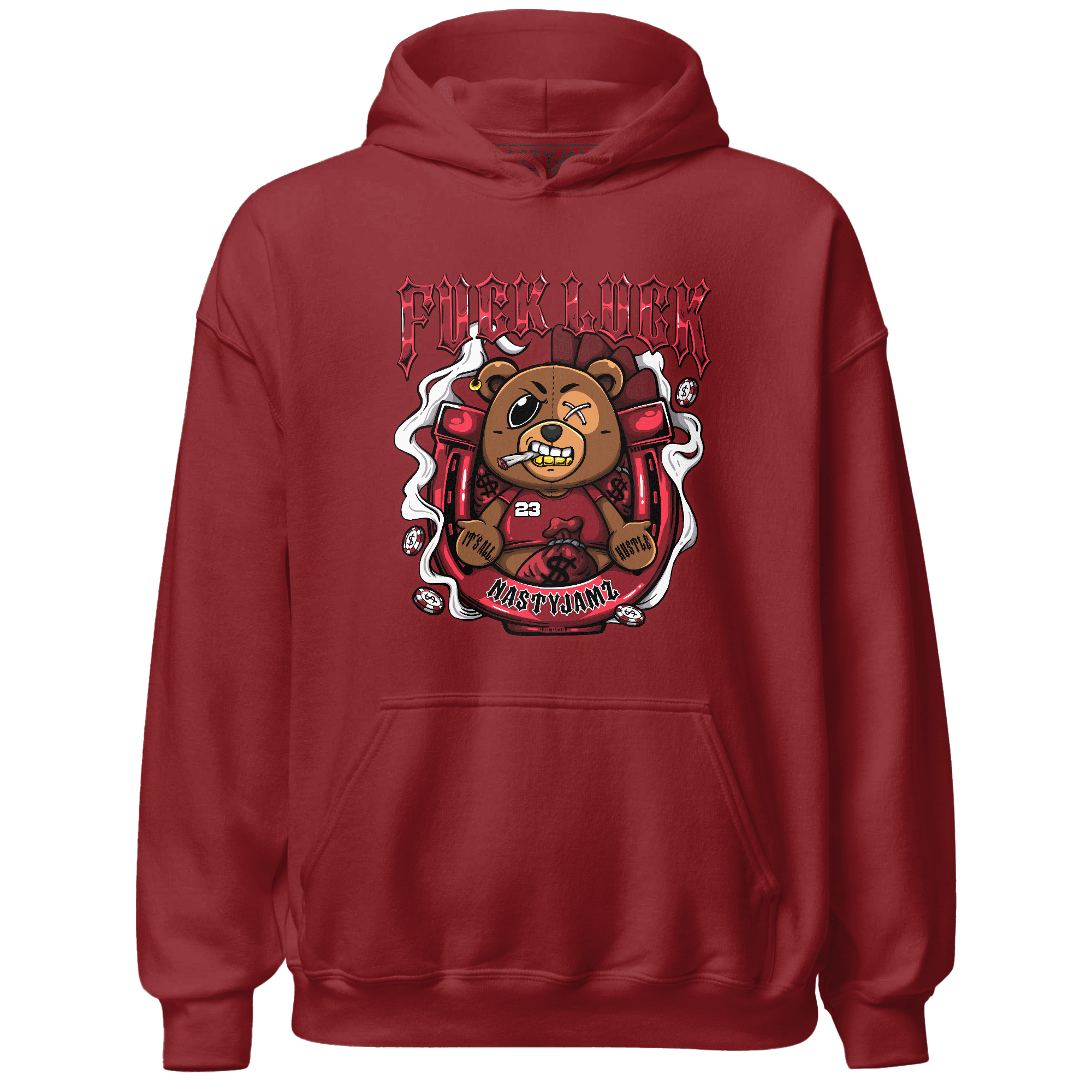 Cherry 12s Hoodie Match F Luck BER - NastyJamz