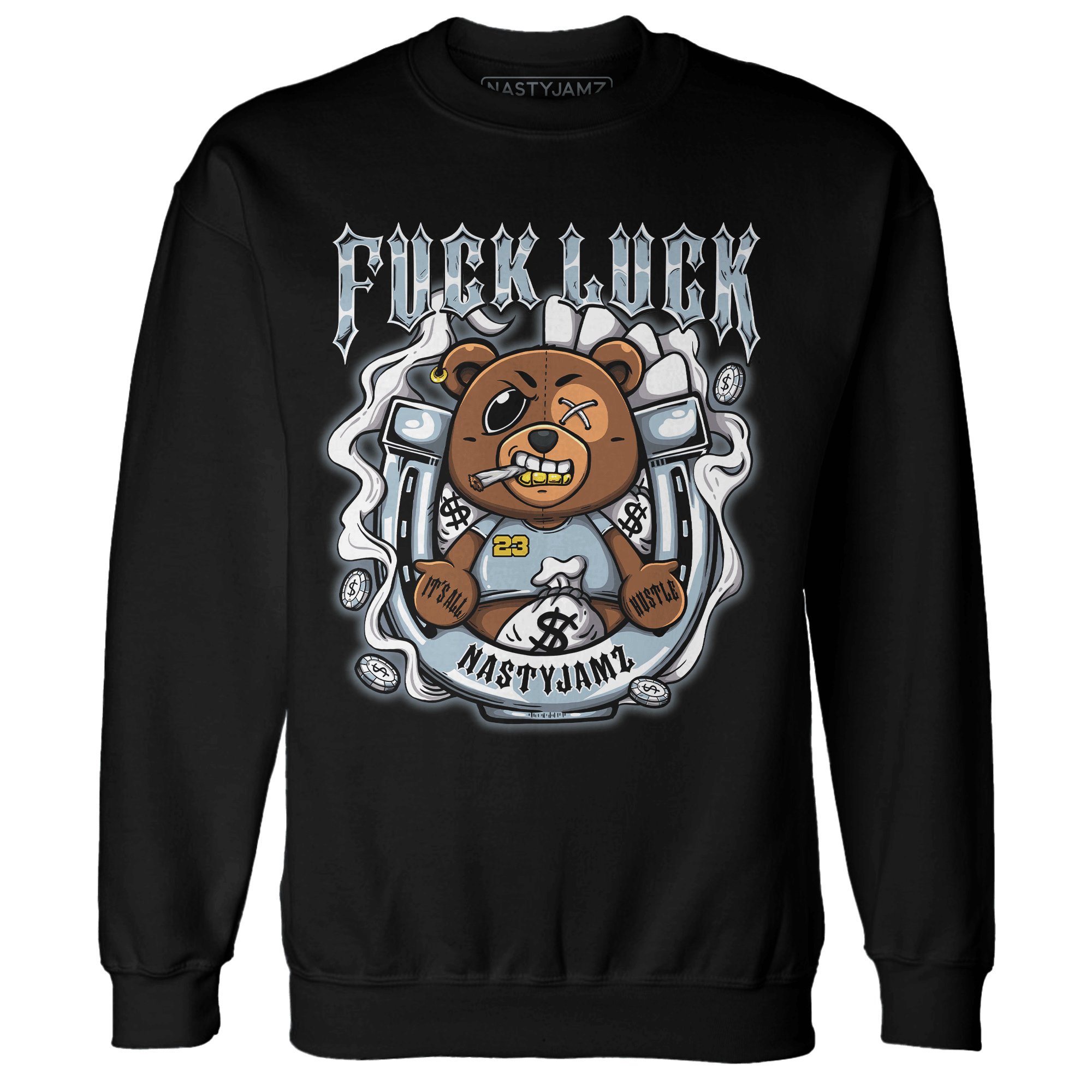 Blue Grey 13s Sweatshirt Match F Luck BER - NastyJamz