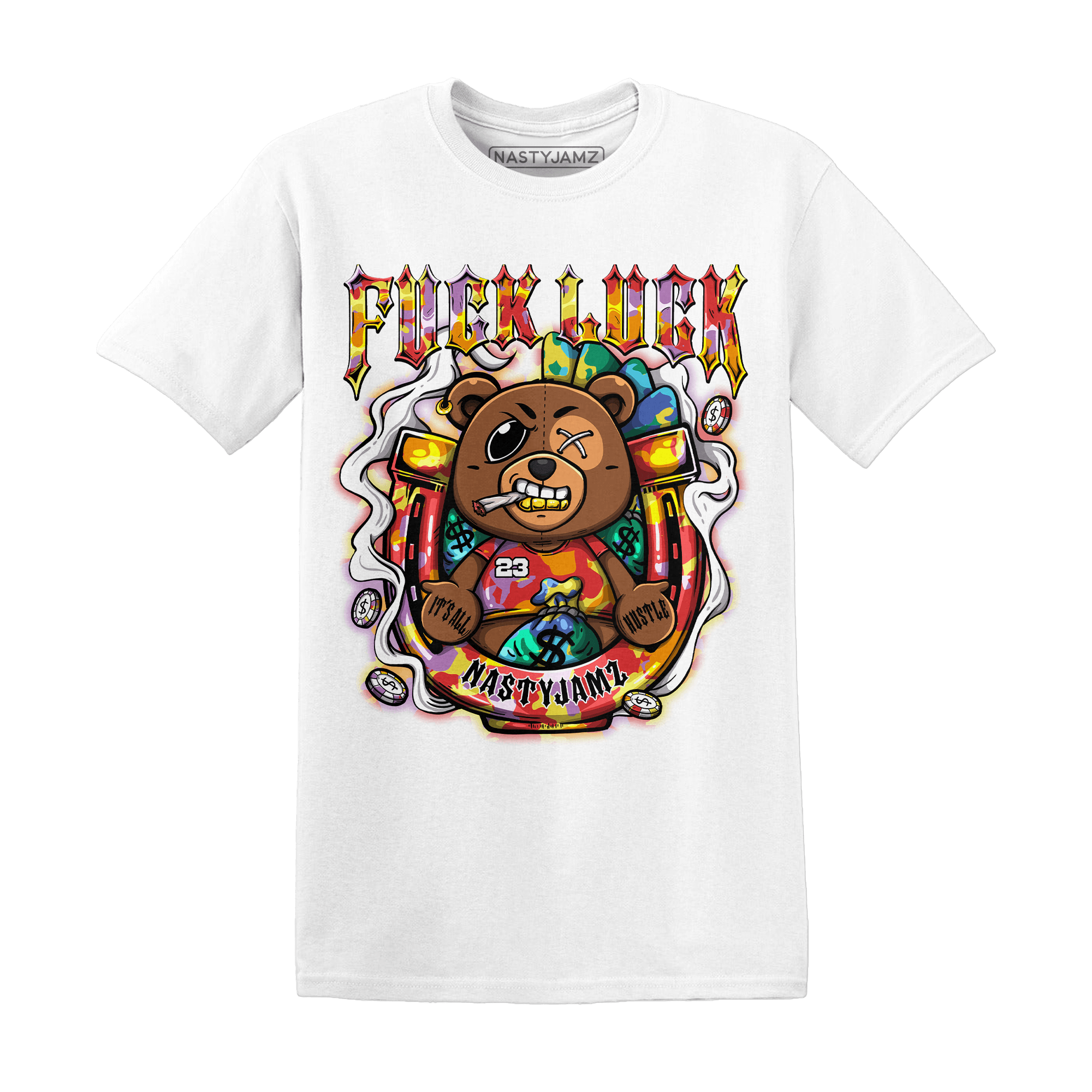 Mid GS Six Championships 1s T Shirt Match F Luck BER - NastyJamz