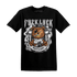 Retro High OG Black White 1s T Shirt Match F Luck BER - NastyJamz
