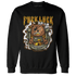 Olive 5s Sweatshirt Match F Luck BER - NastyJamz