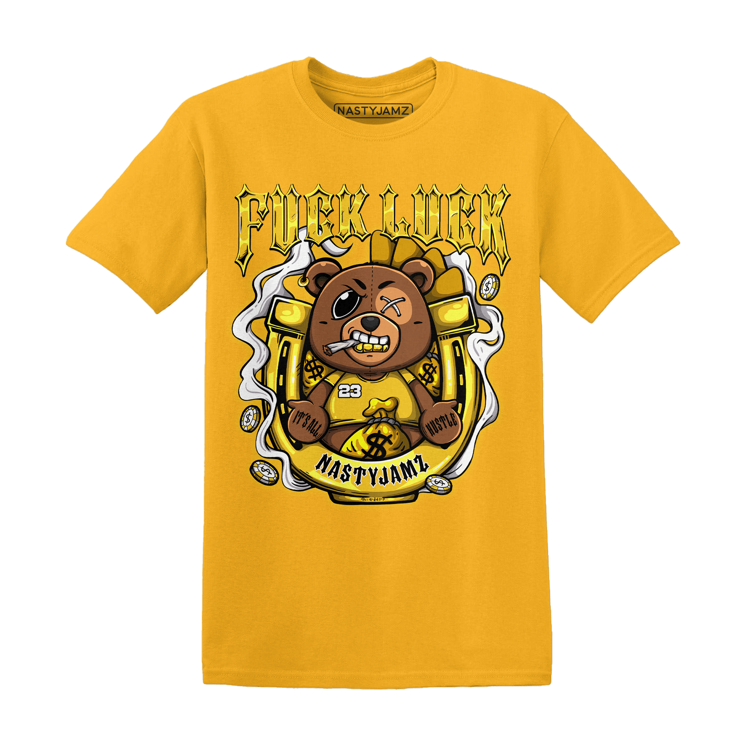 Yellow Ochre 6s T Shirt Match F Luck BER - NastyJamz