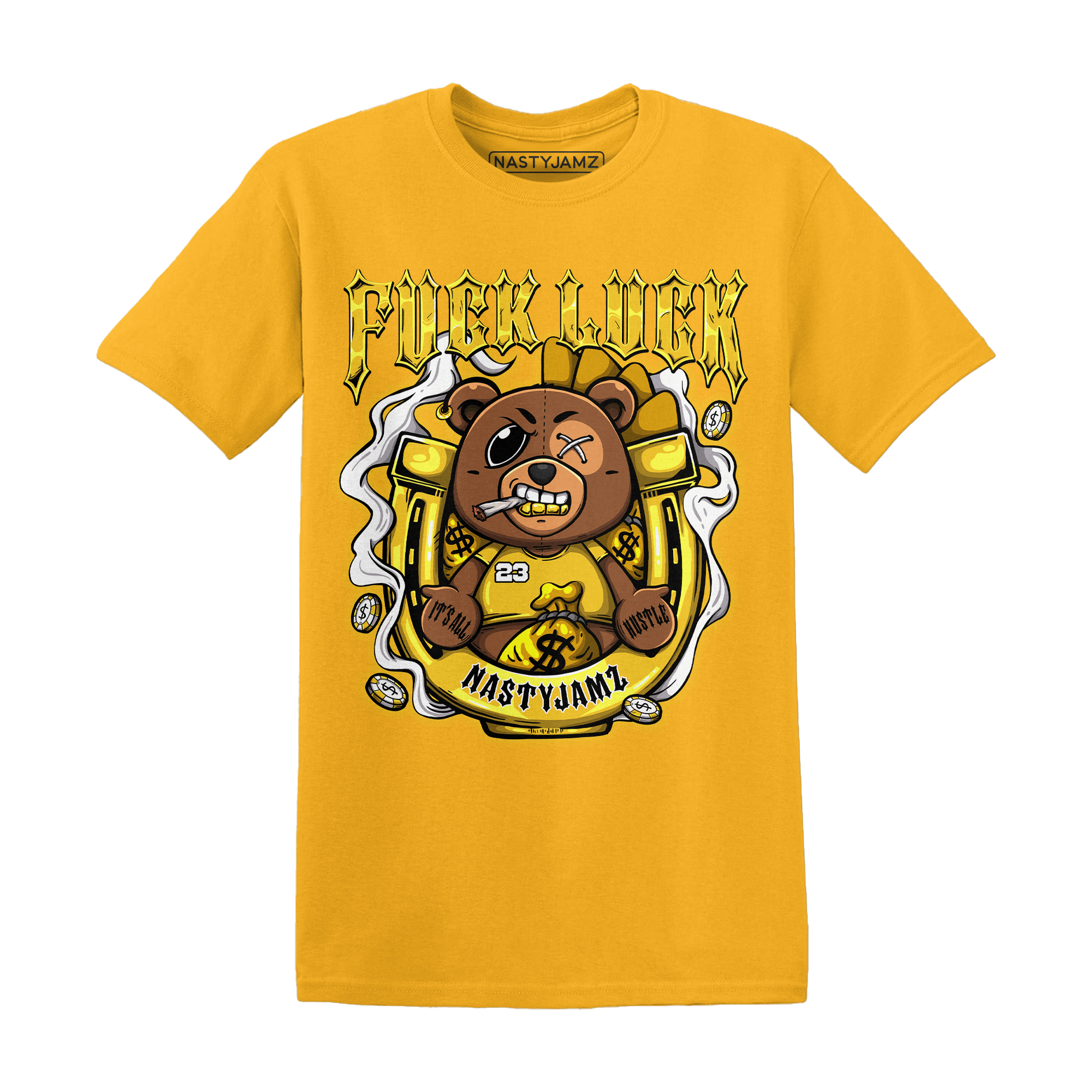 Yellow Ochre 6s T Shirt Match F Luck BER - NastyJamz