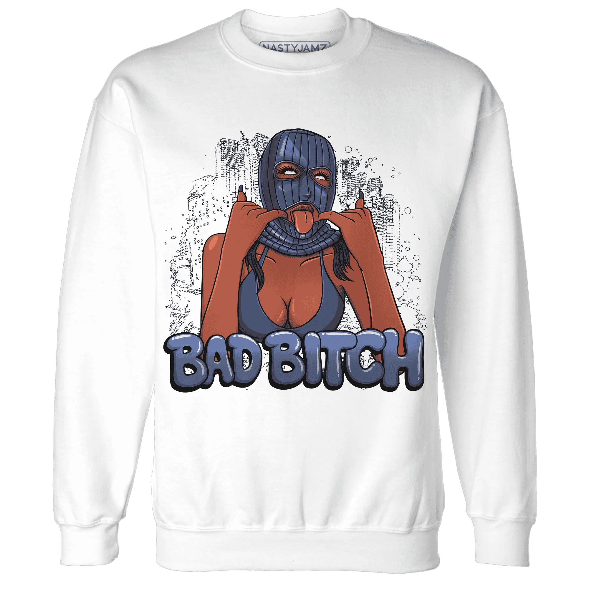 Low-Diffused-Blue-11s-Sweatshirt-Match-Gangster-Bad-Bitch