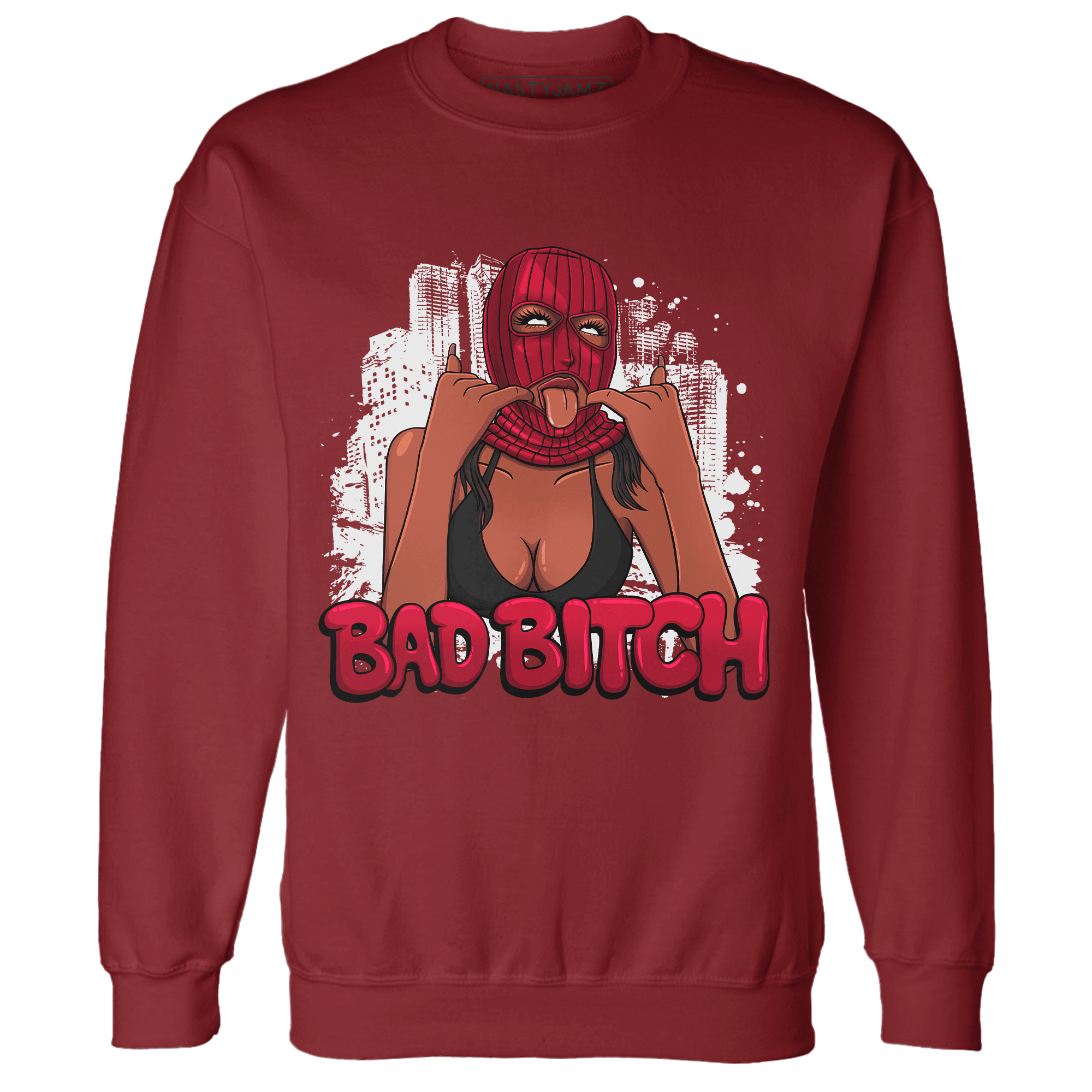 Retro Red Taxi 12s Sweatshirt Match Gangster Bad Bitch - NastyJamz