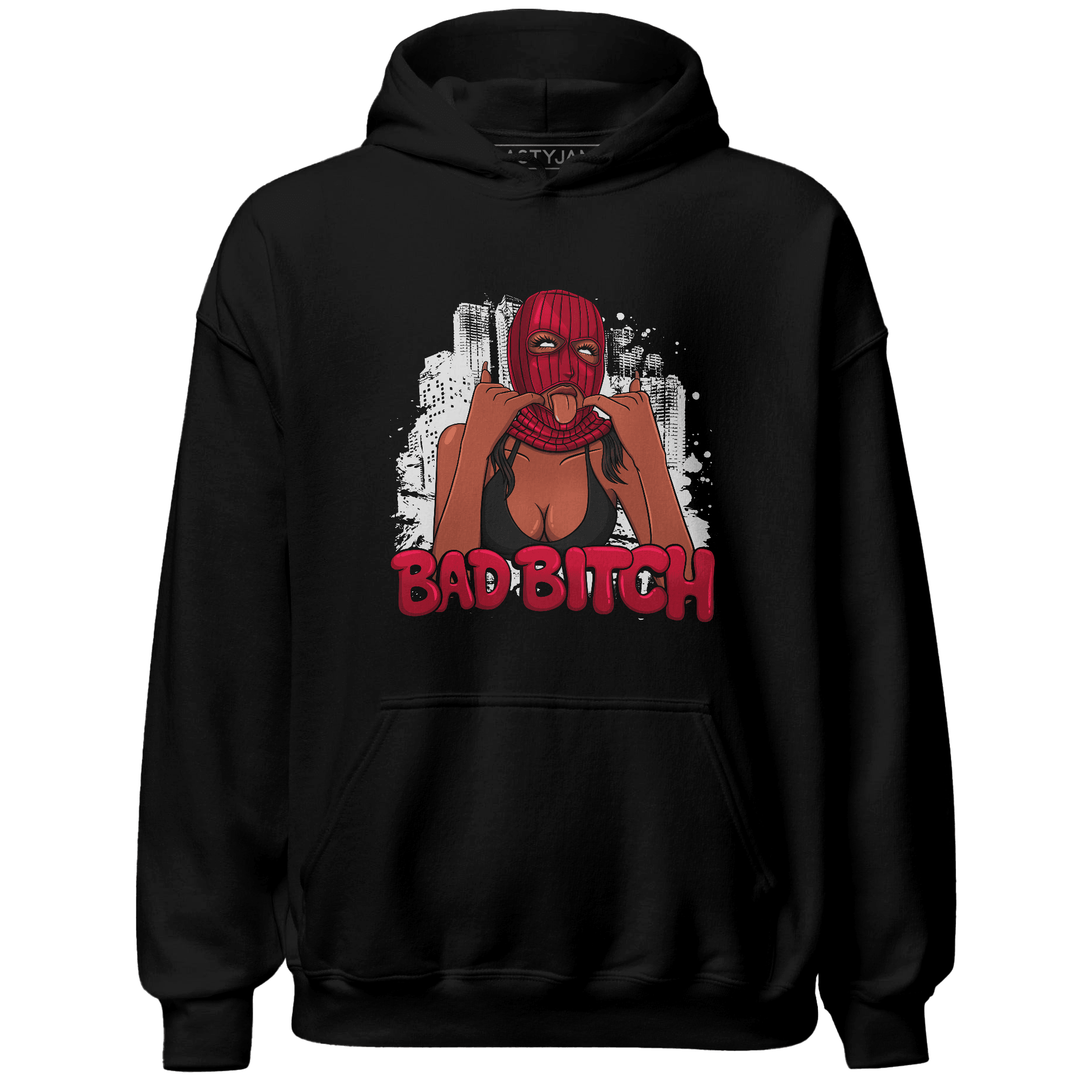 Retro Red Taxi 12s Hoodie Match Gangster Bad Bitch - NastyJamz