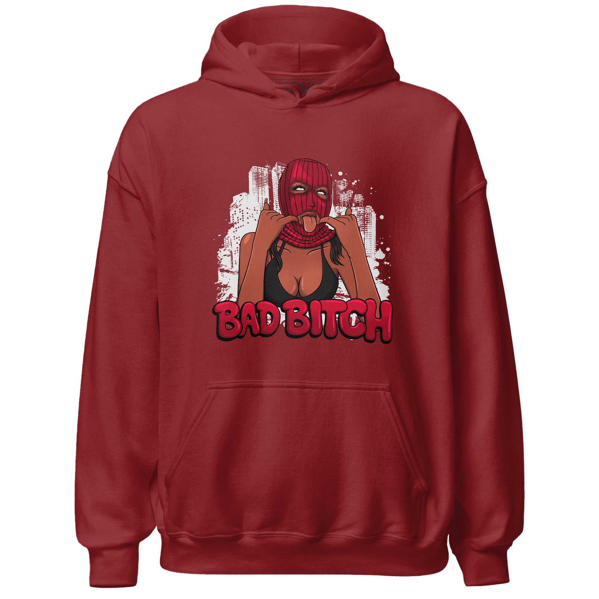 Retro Red Taxi 12s Hoodie Match Gangster Bad Bitch - NastyJamz