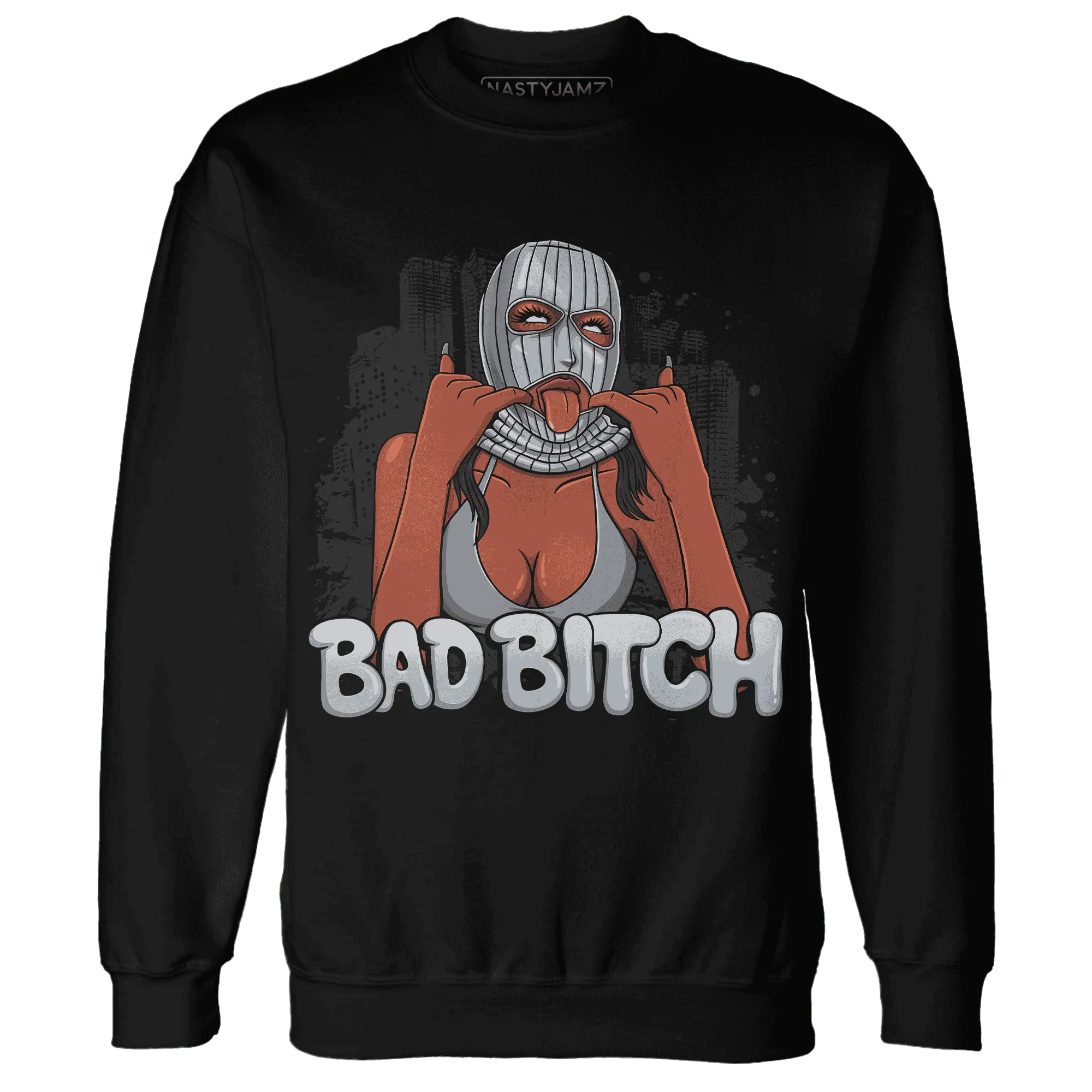 Wolf-Grey-12s-NastyJamz-Sweatshirt-Match-Gangster-Bad-Bitch