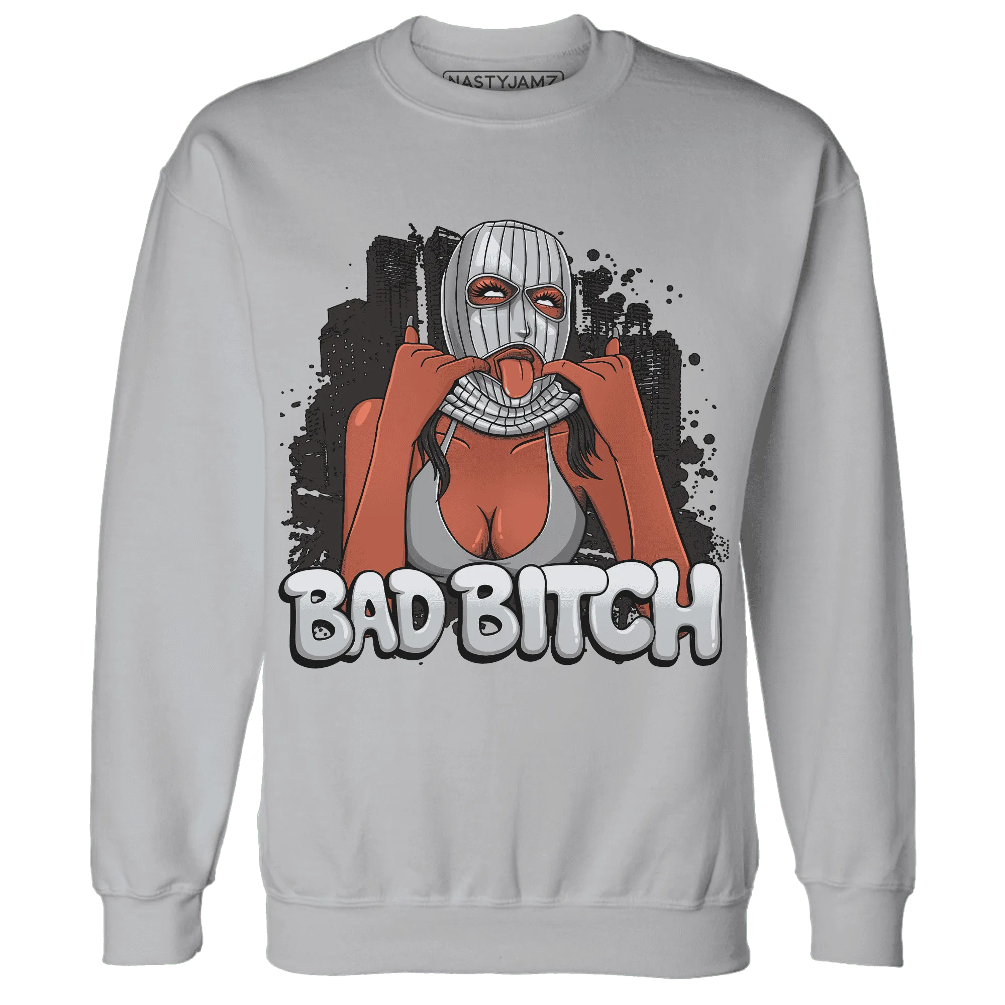 Wolf-Grey-12s-NastyJamz-Sweatshirt-Match-Gangster-Bad-Bitch