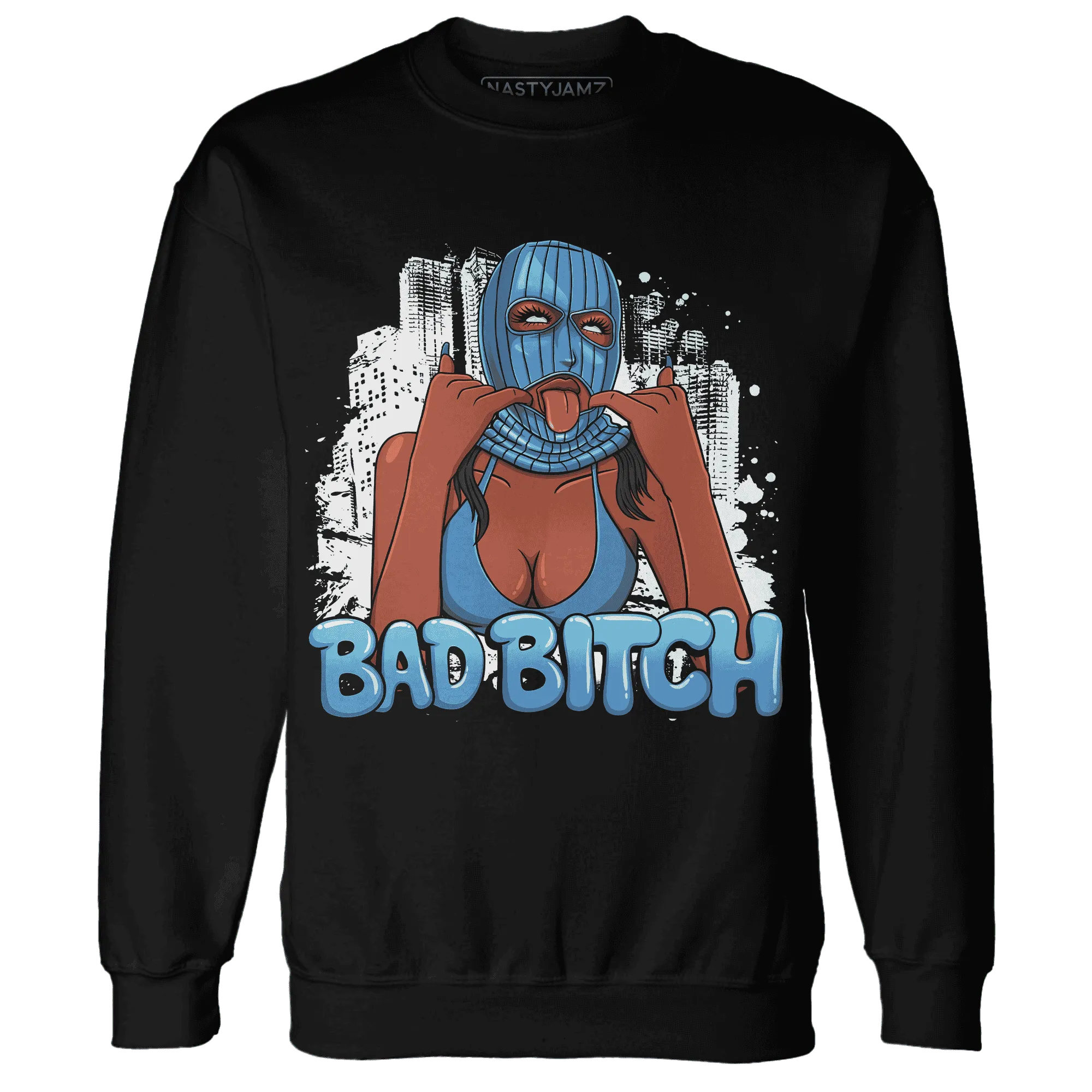 Carolina-Blue-Univercitii-17s-NastyJamz-Sweatshirt-Match-Gangster-Bad-Bitch