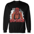 Black-Toe-Reimagined-Red-White-1s-Sweatshirt-Match-Gangster-Bad-Bitch