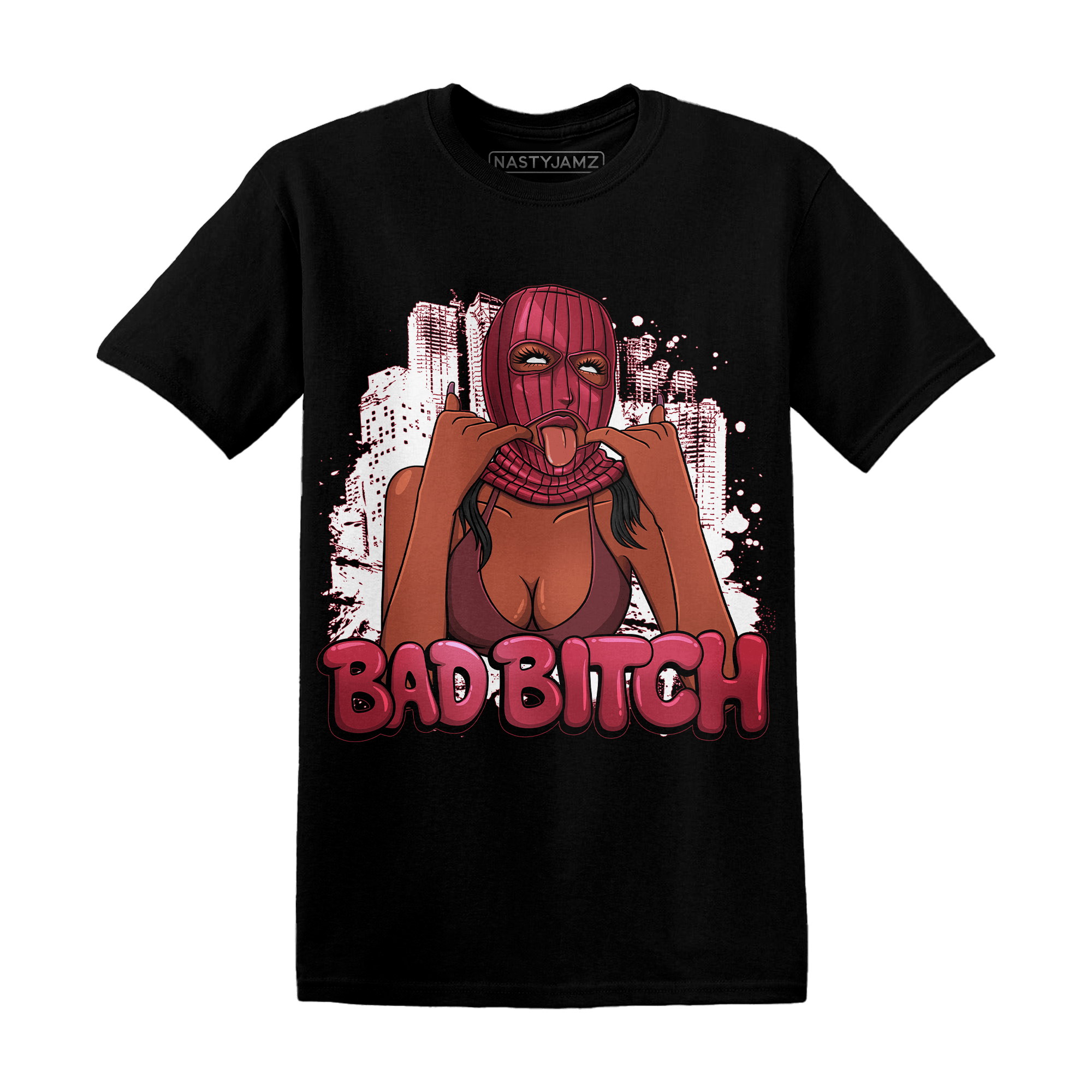 High 85 Metallic Burgundy 1s T Shirt Match Gangster Bad Bitch - NastyJamz