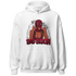 High White Team Red 1s Hoodie Match Gangster Bad Bitch - NastyJamz