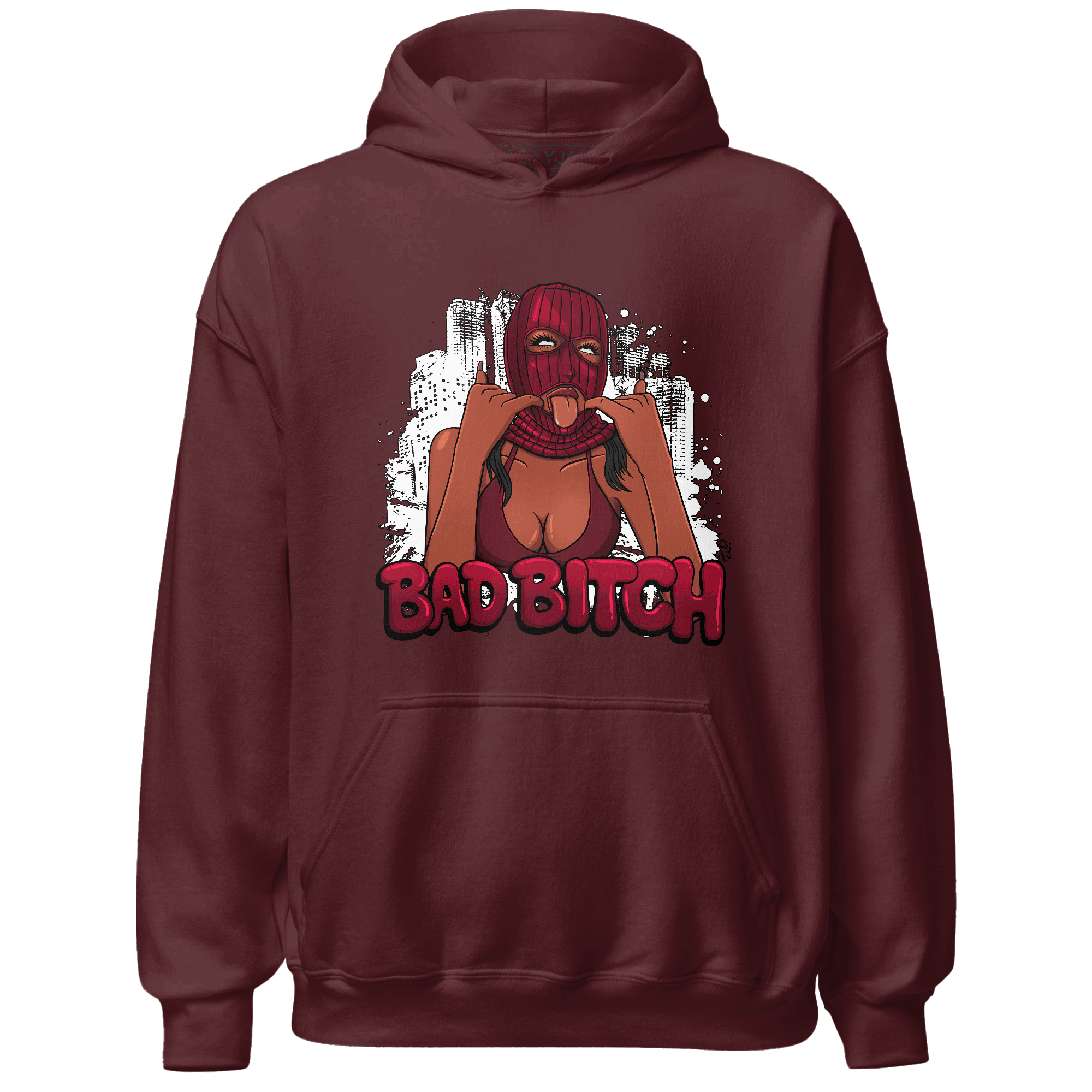 High White Team Red 1s Hoodie Match Gangster Bad Bitch - NastyJamz