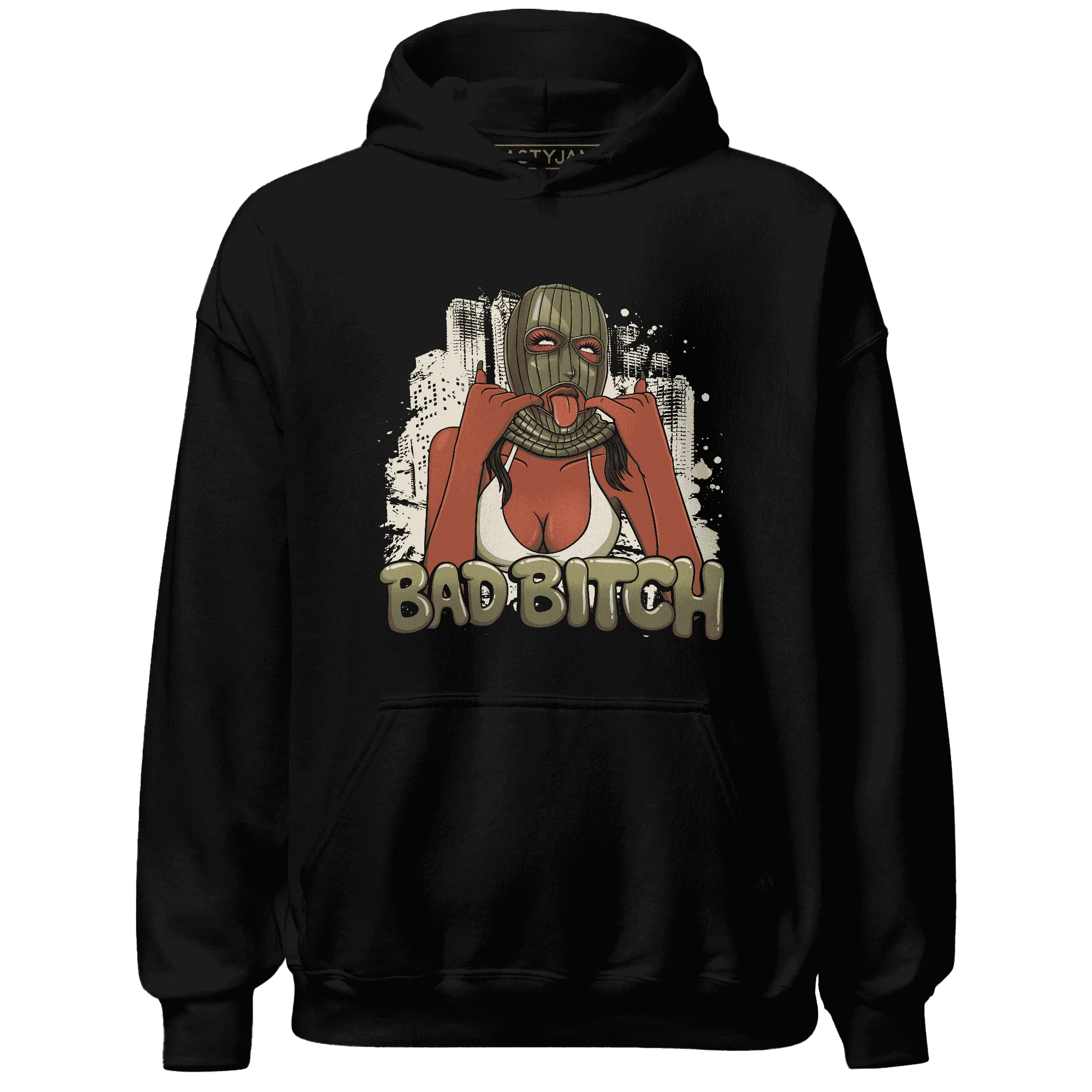 Medium-Olive-1s-NastyJamz-Hoodie-Match-Gangster-Bad-Bitch