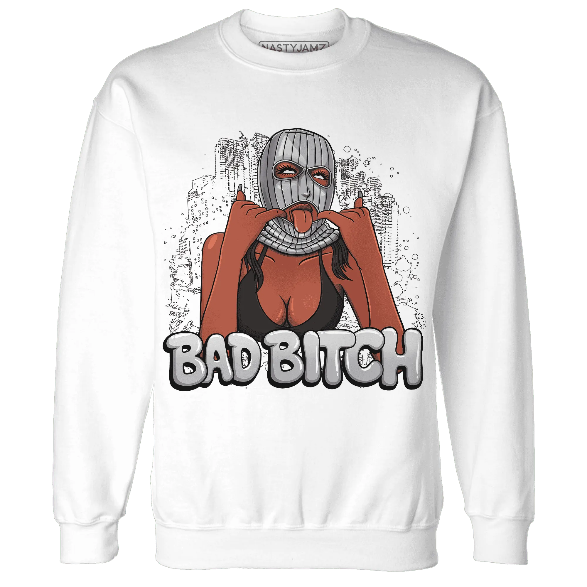Wolf-Grey-1s-Sweatshirt-Match-Gangster-Bad-Bitch