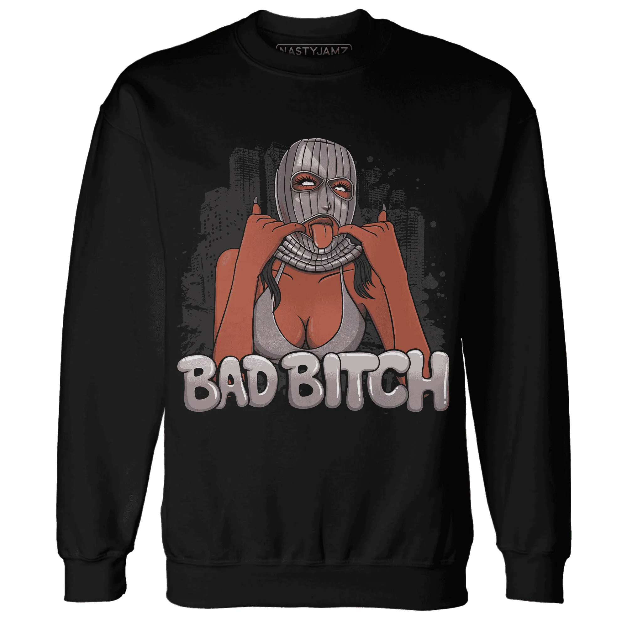Black-Violet-Ore-3s-NastyJamz-Sweatshirt-Match-Gangster-Bad-Bitch