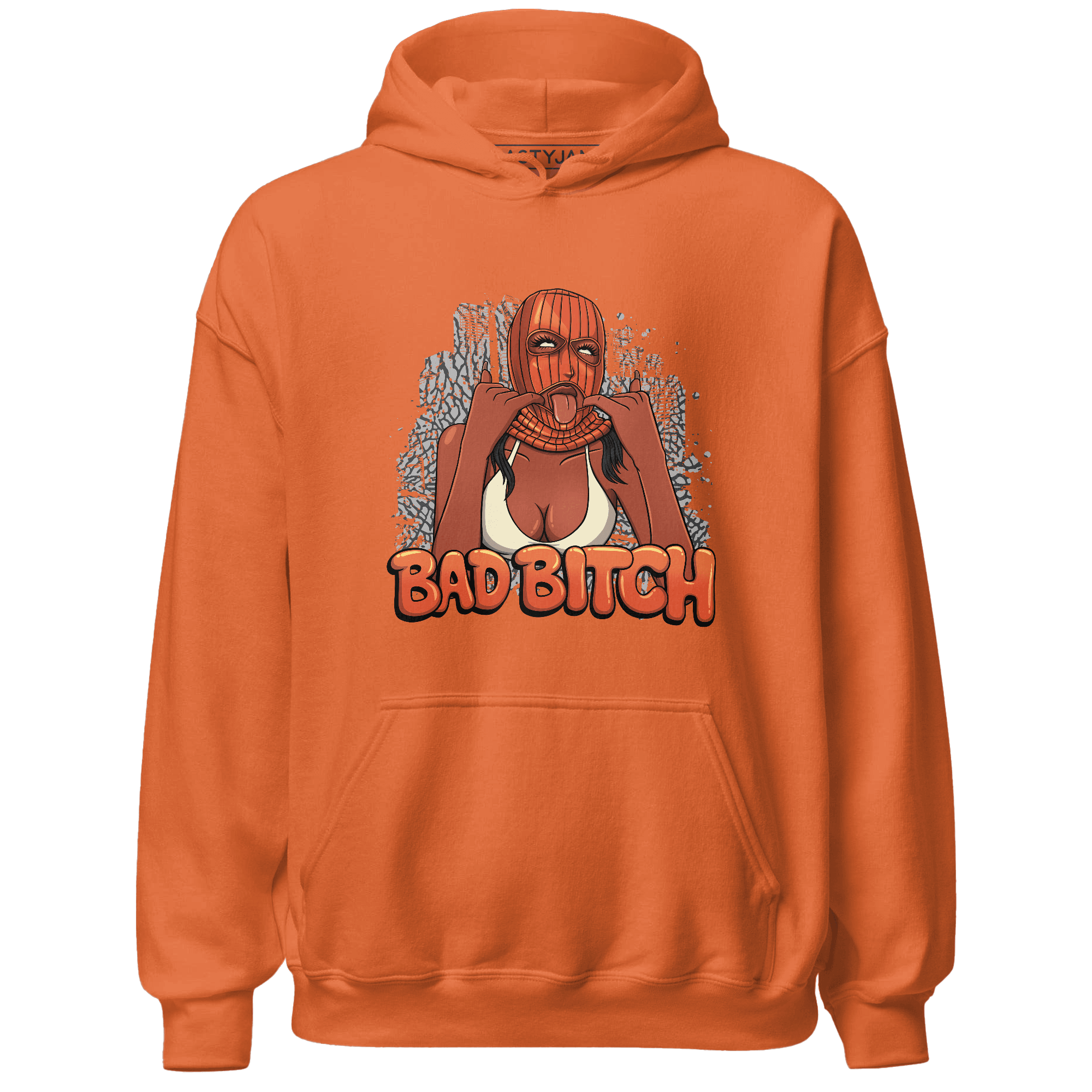 Georgia Peach 3s Hoodie Match Gangster Bad Bitch - NastyJamz