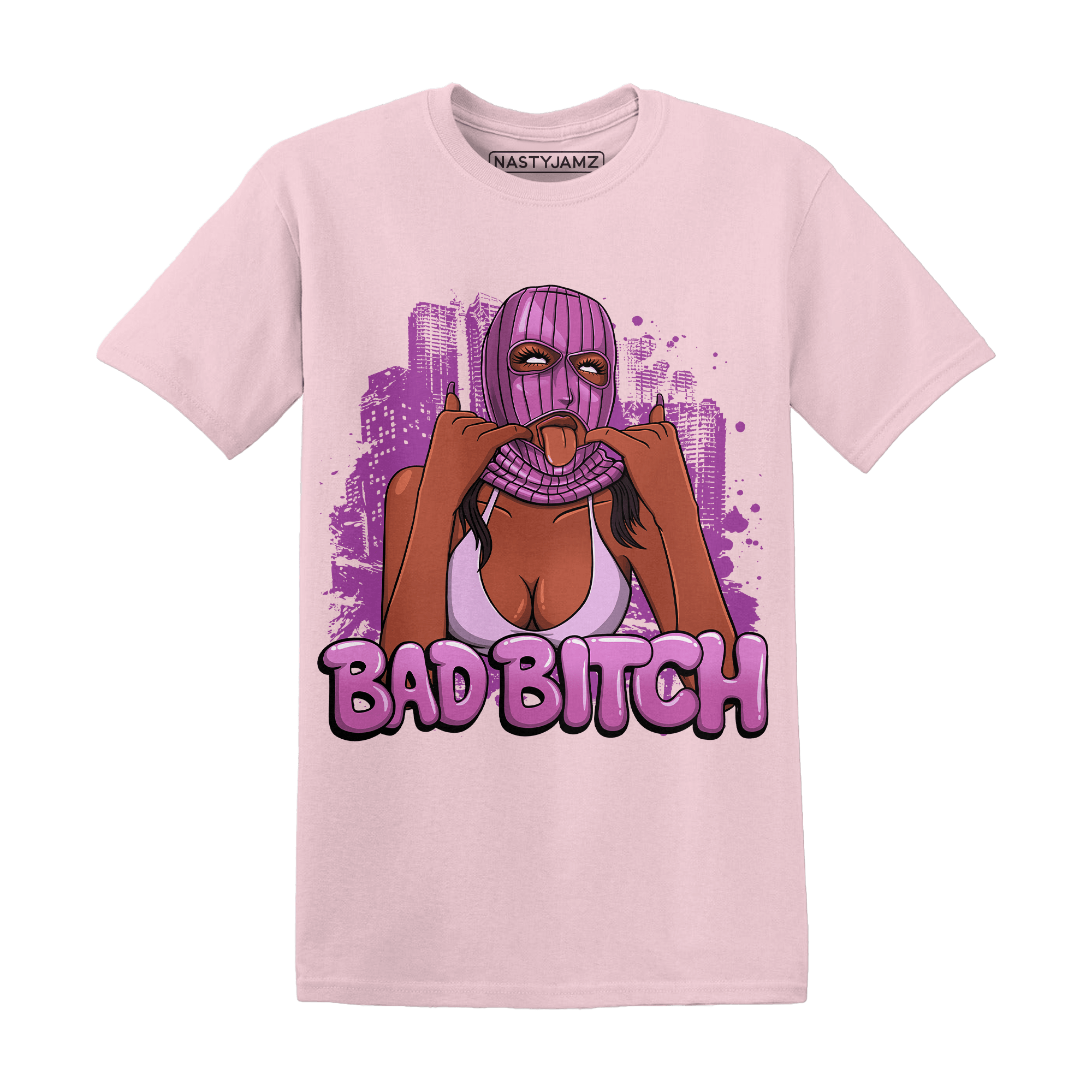 GS Hyper Violet 4s T Shirt Gangster Bad Bitch - NastyJamz