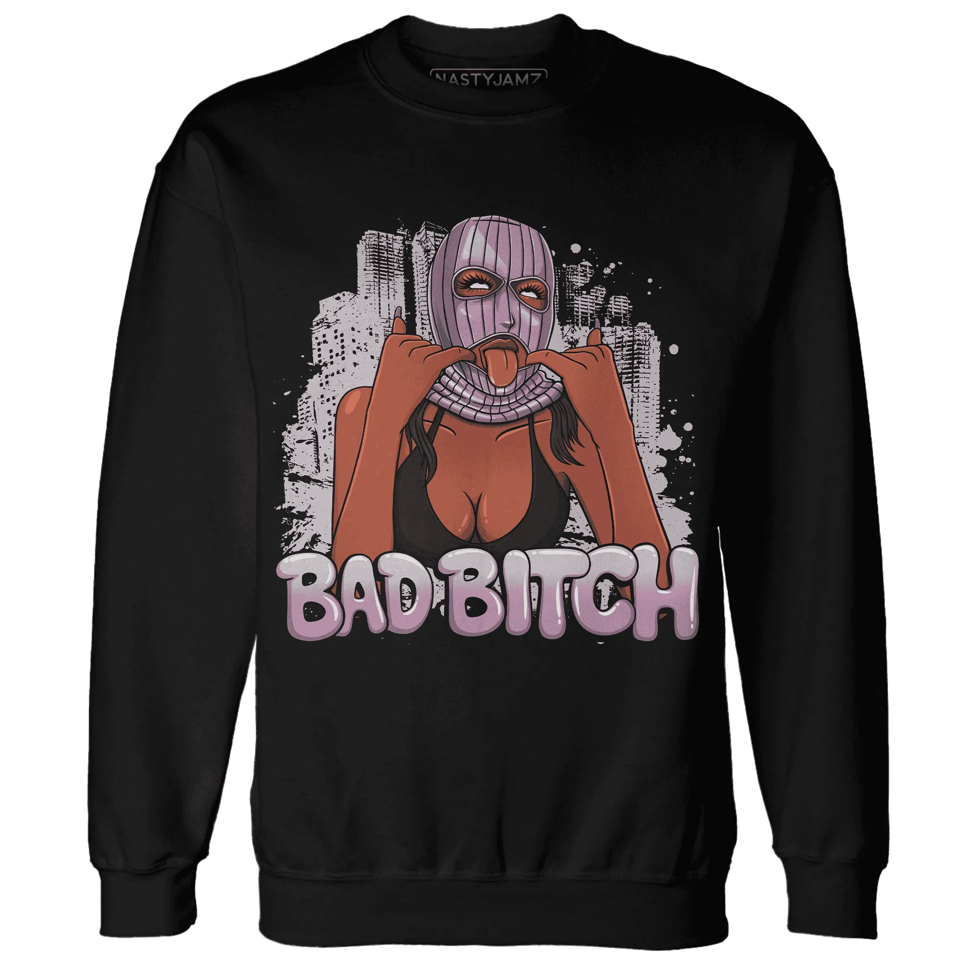 Orchid-Neutral-Grey-Black-White-4s-Sweatshirt-Match-Gangster-Bad-Bitch