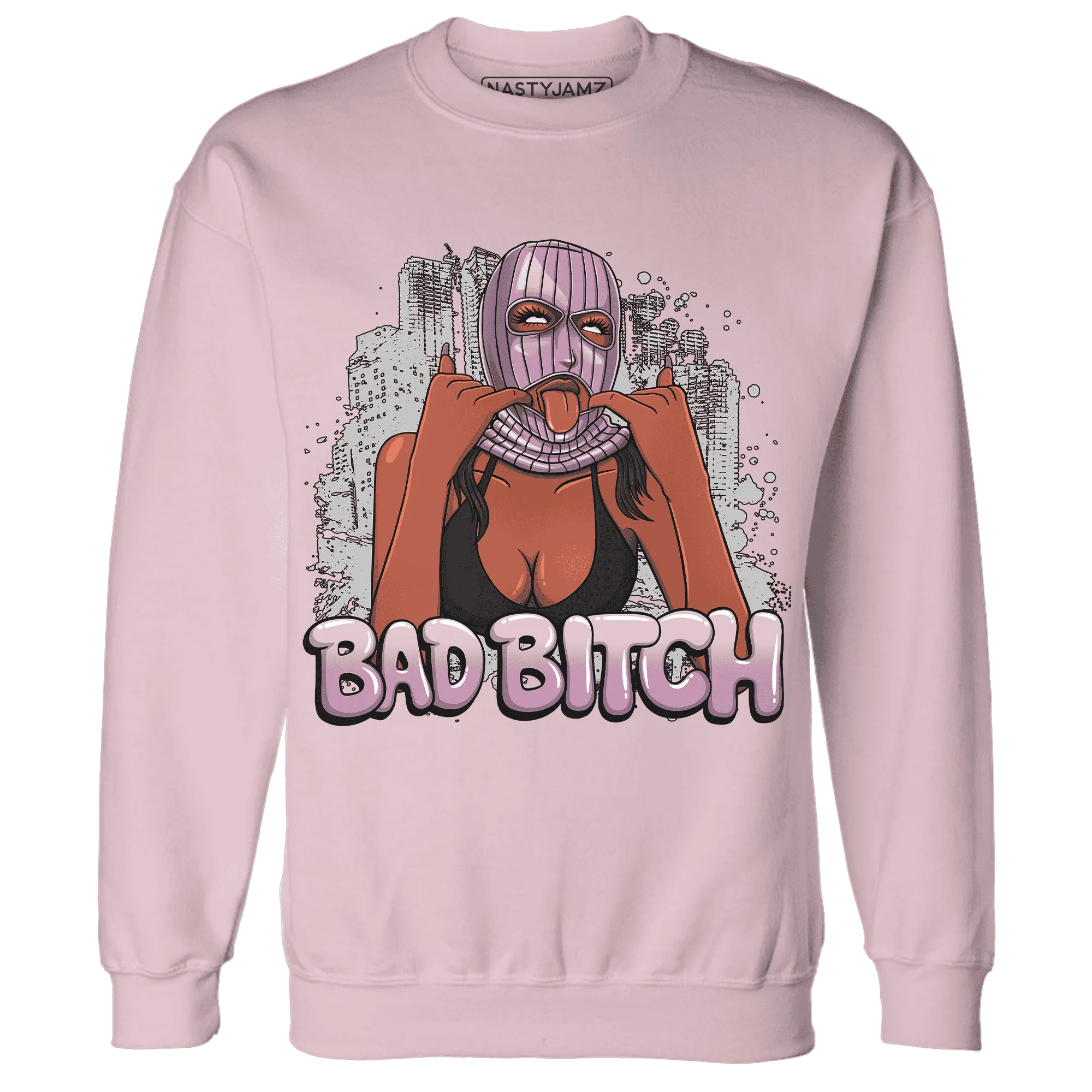 Orchid-Neutral-Grey-Black-White-4s-Sweatshirt-Match-Gangster-Bad-Bitch