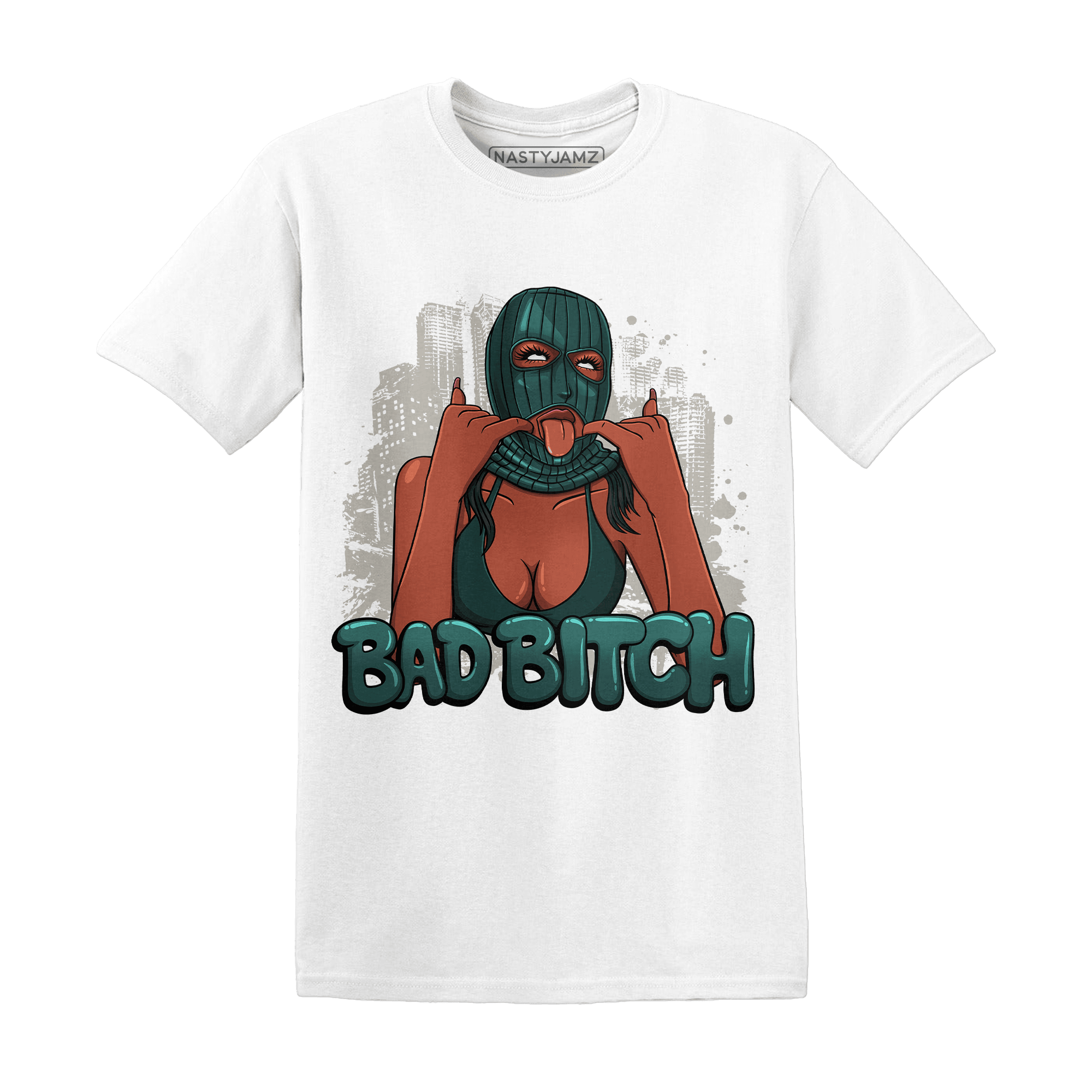 Oxidized Green 4s T Shirt Match Gangster Bad Bitch - NastyJamz