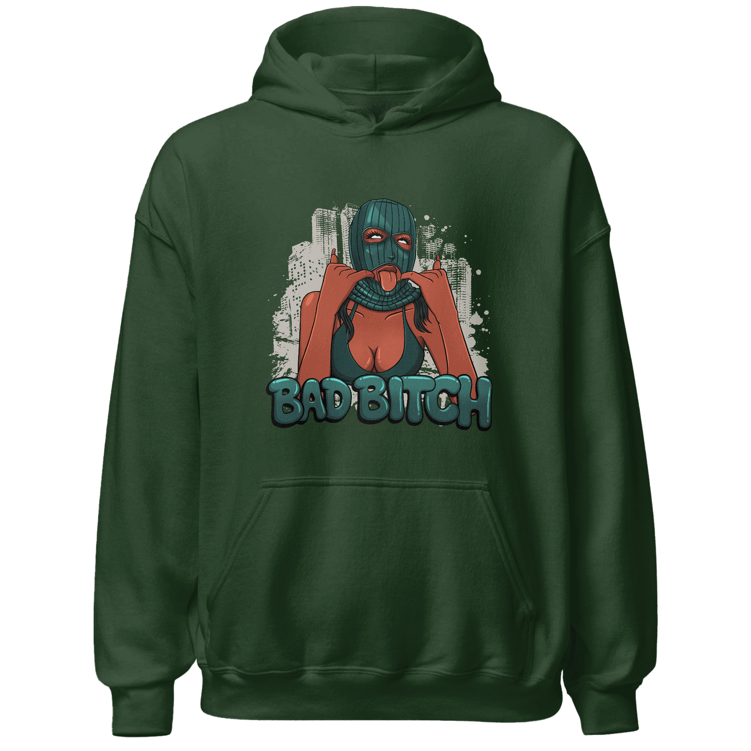 Oxidized Green 4s Hoodie Match Gangster Bad Bitch - NastyJamz
