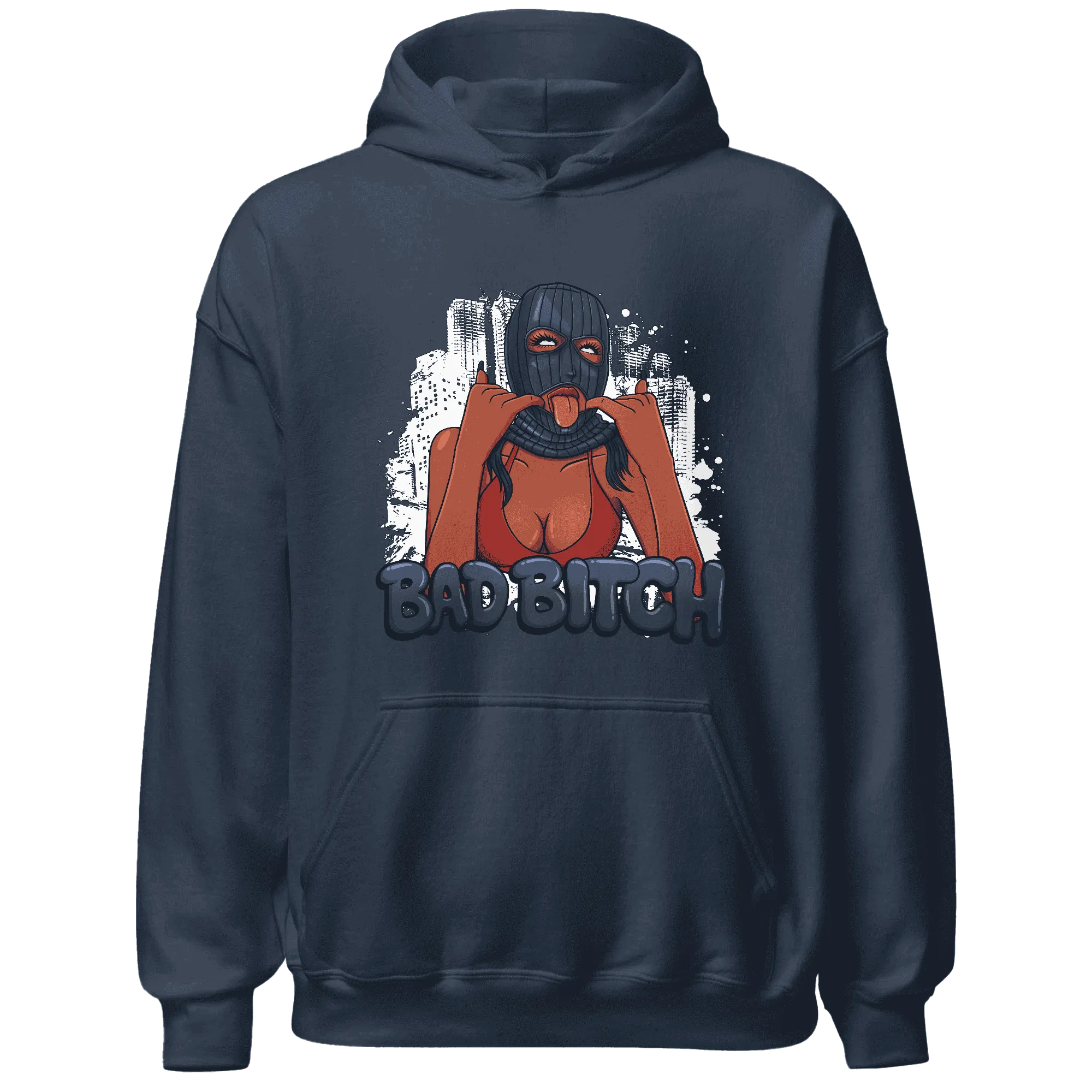 White-Navy-6s-Hoodie-Match-Gangster-Bad-Bitch