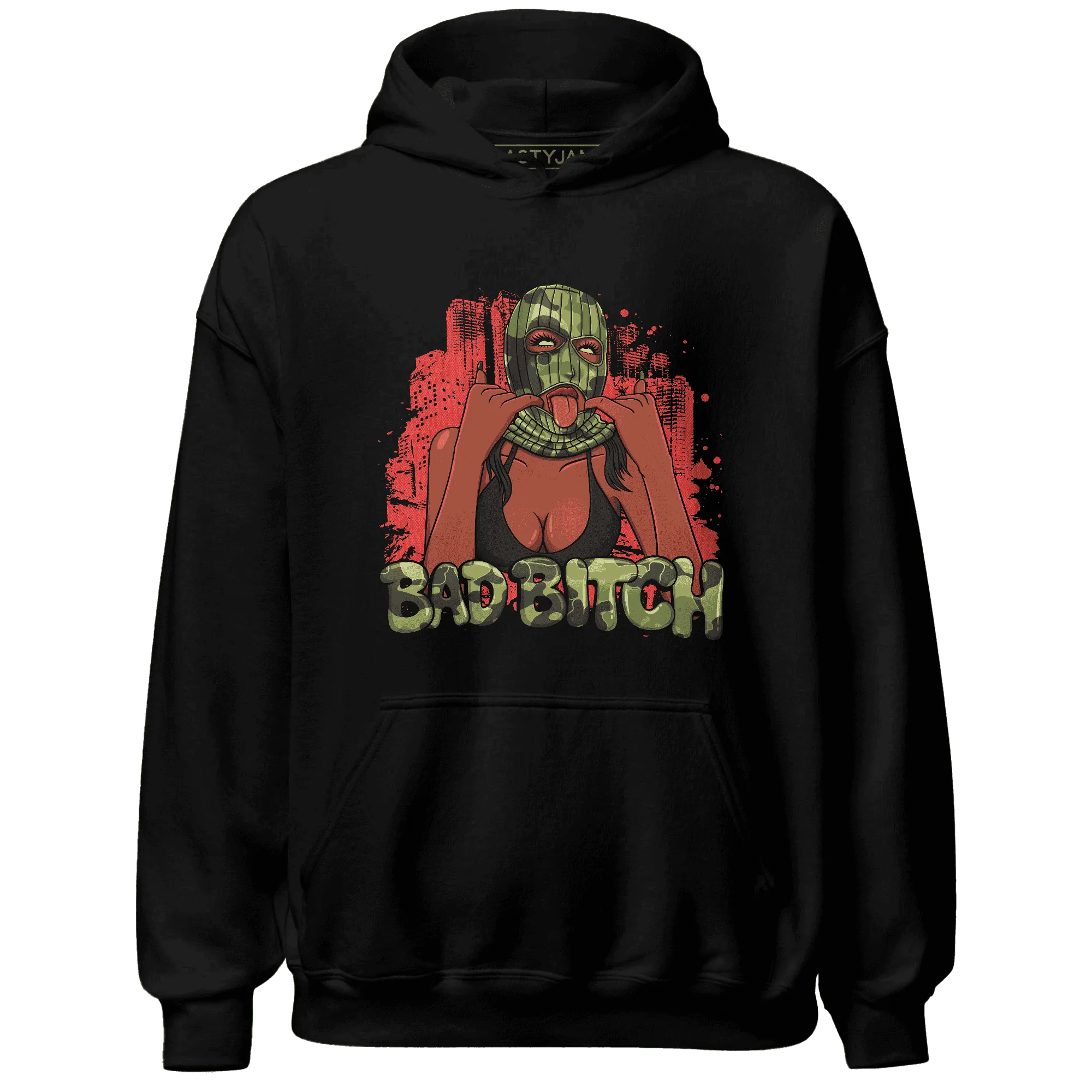 AM-90-Dark-Sage-Solar-Red-Hoodie-Match-Gangster-Bad-Bitch