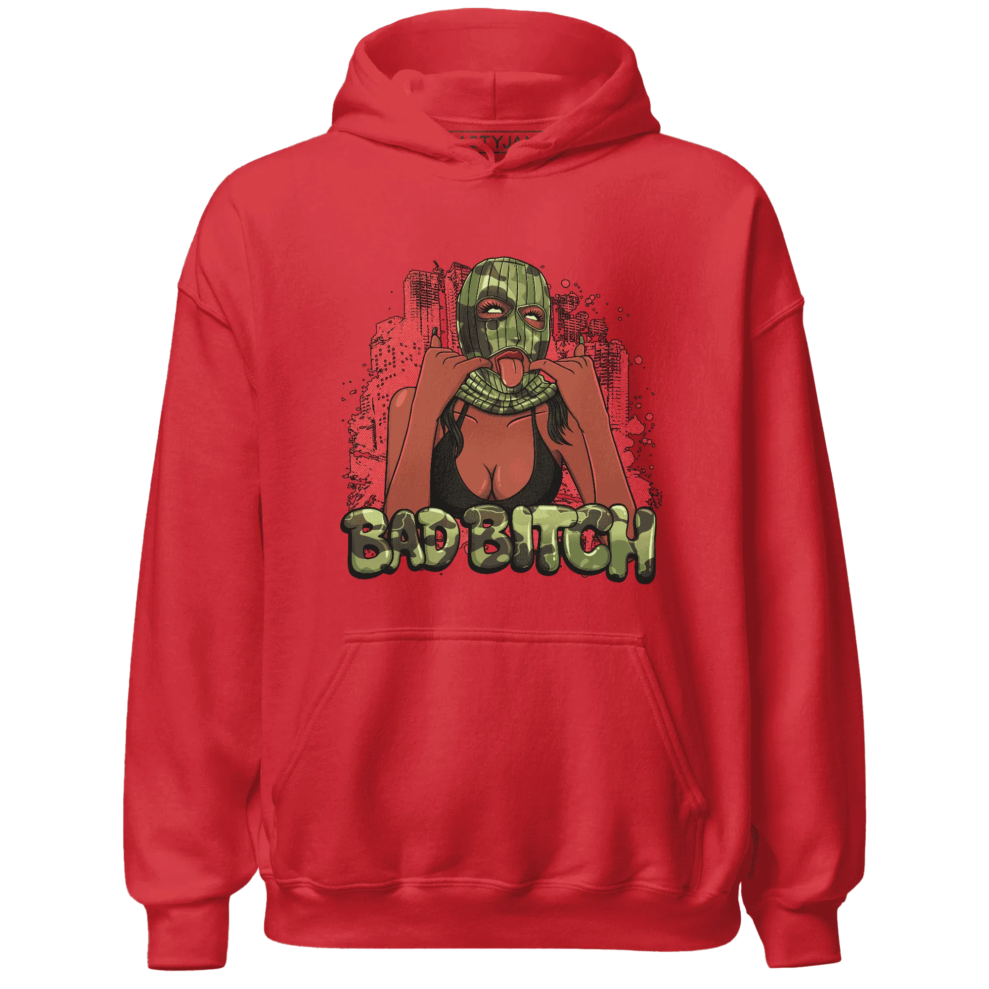 AM-90-Dark-Sage-Solar-Red-Hoodie-Match-Gangster-Bad-Bitch