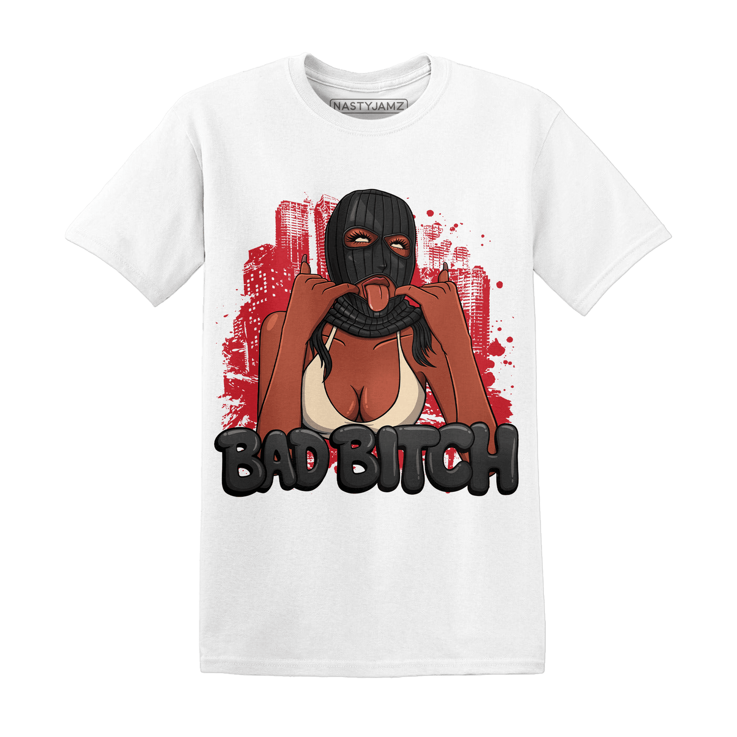 Jumman Jack University Red T Shirt Gangster Bad Bitch - NastyJamz