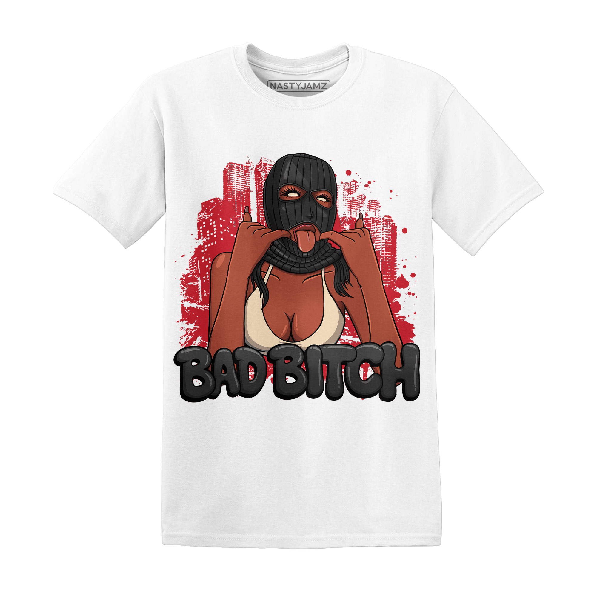 Jumman Jack University Red T Shirt Gangster Bad Bitch - NastyJamz