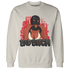 Jumman Jack University Red Sweatshirt Match Gangster Bad Bitch - NastyJamz