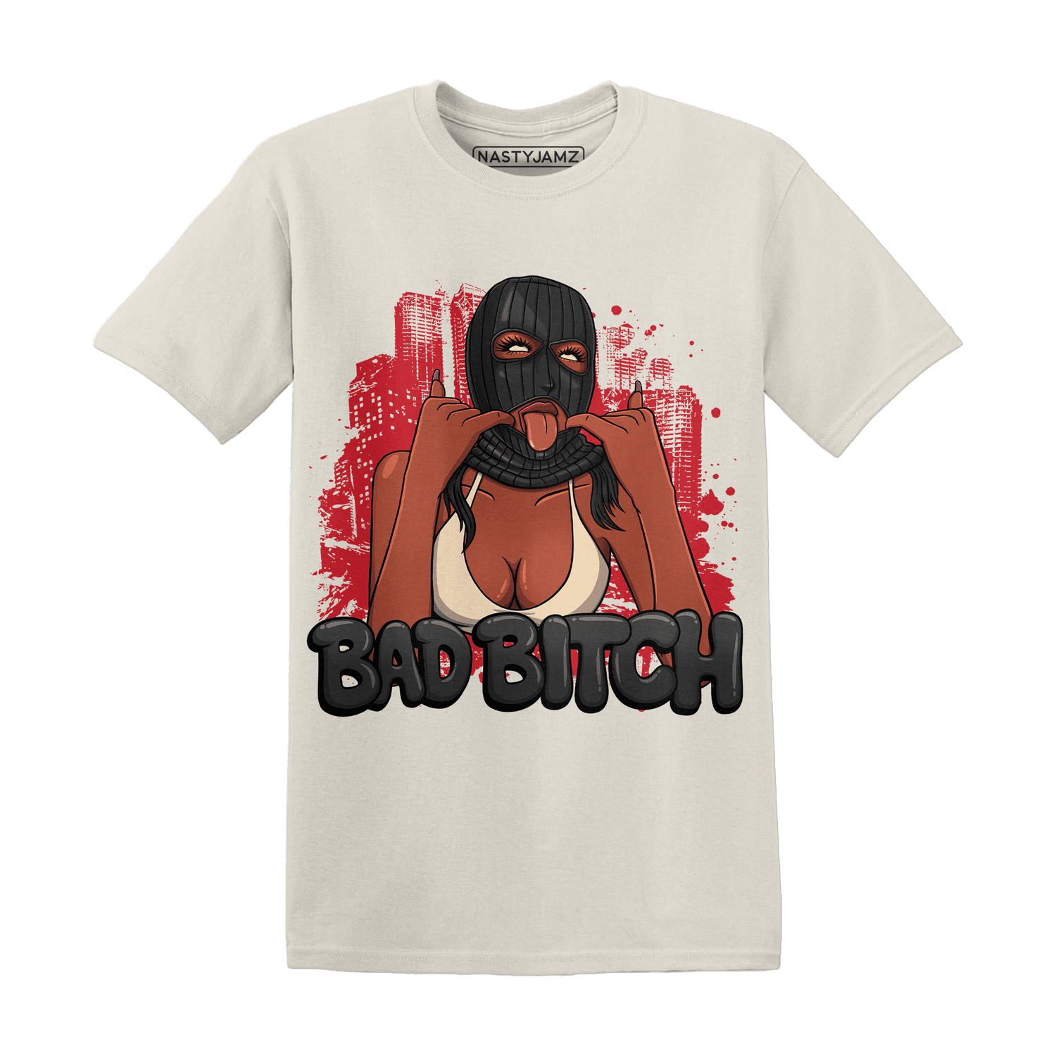 Jumman Jack University Red T Shirt Gangster Bad Bitch - NastyJamz