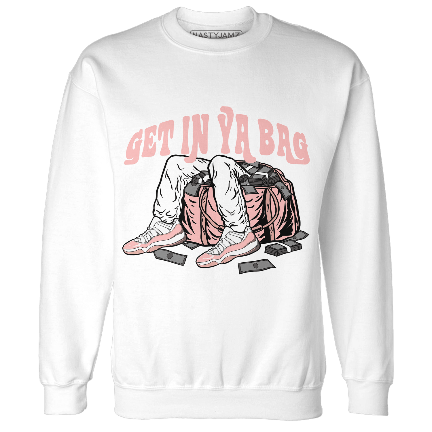 Low Legend Pink 11s Sweatshirt Match Get In Ya Bag - NastyJamz