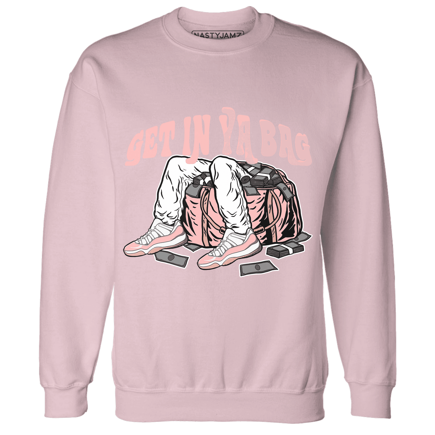 Low Legend Pink 11s Sweatshirt Match Get In Ya Bag - NastyJamz