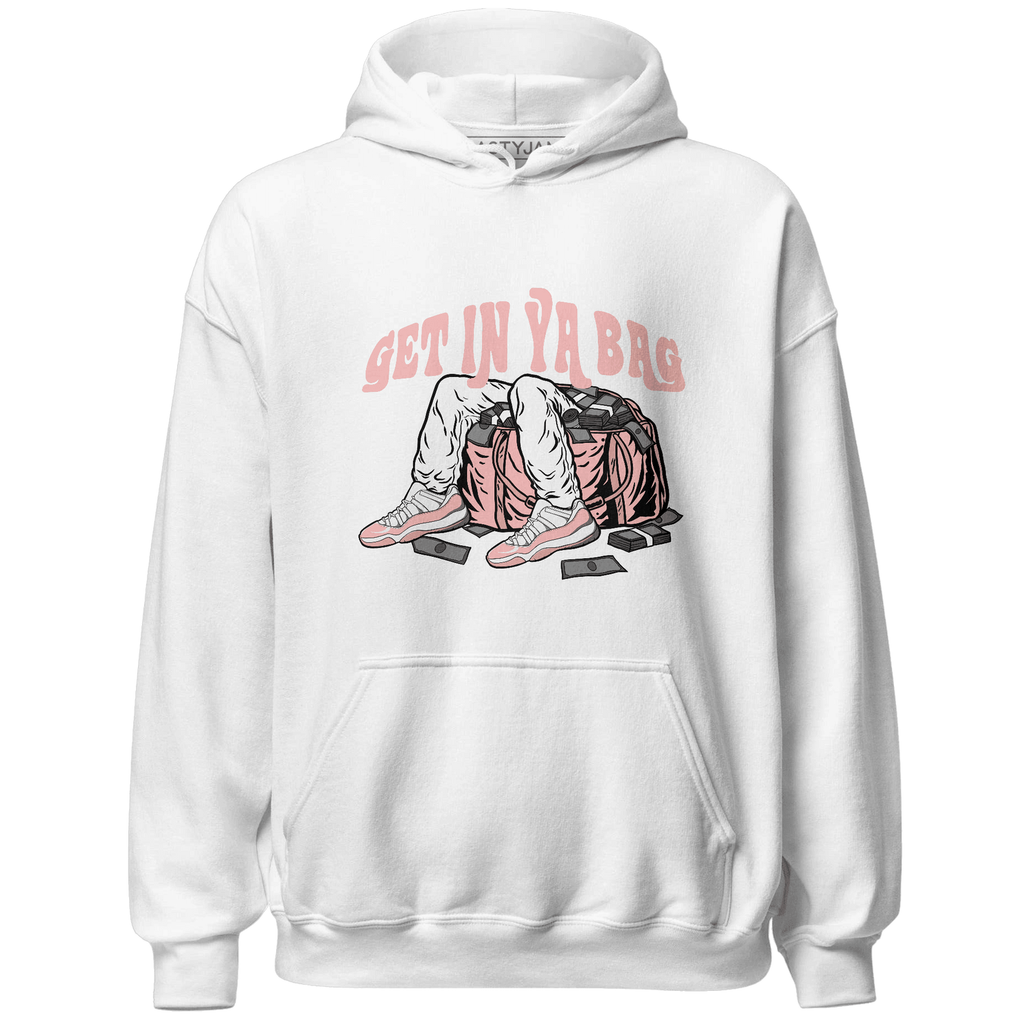 Low Legend Pink 11s Hoodie Match Get In Ya Bag - NastyJamz