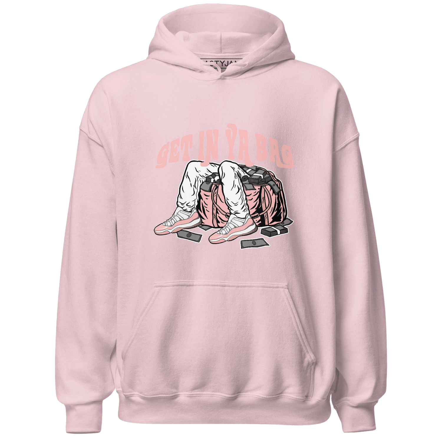 Low Legend Pink 11s Hoodie Match Get In Ya Bag - NastyJamz